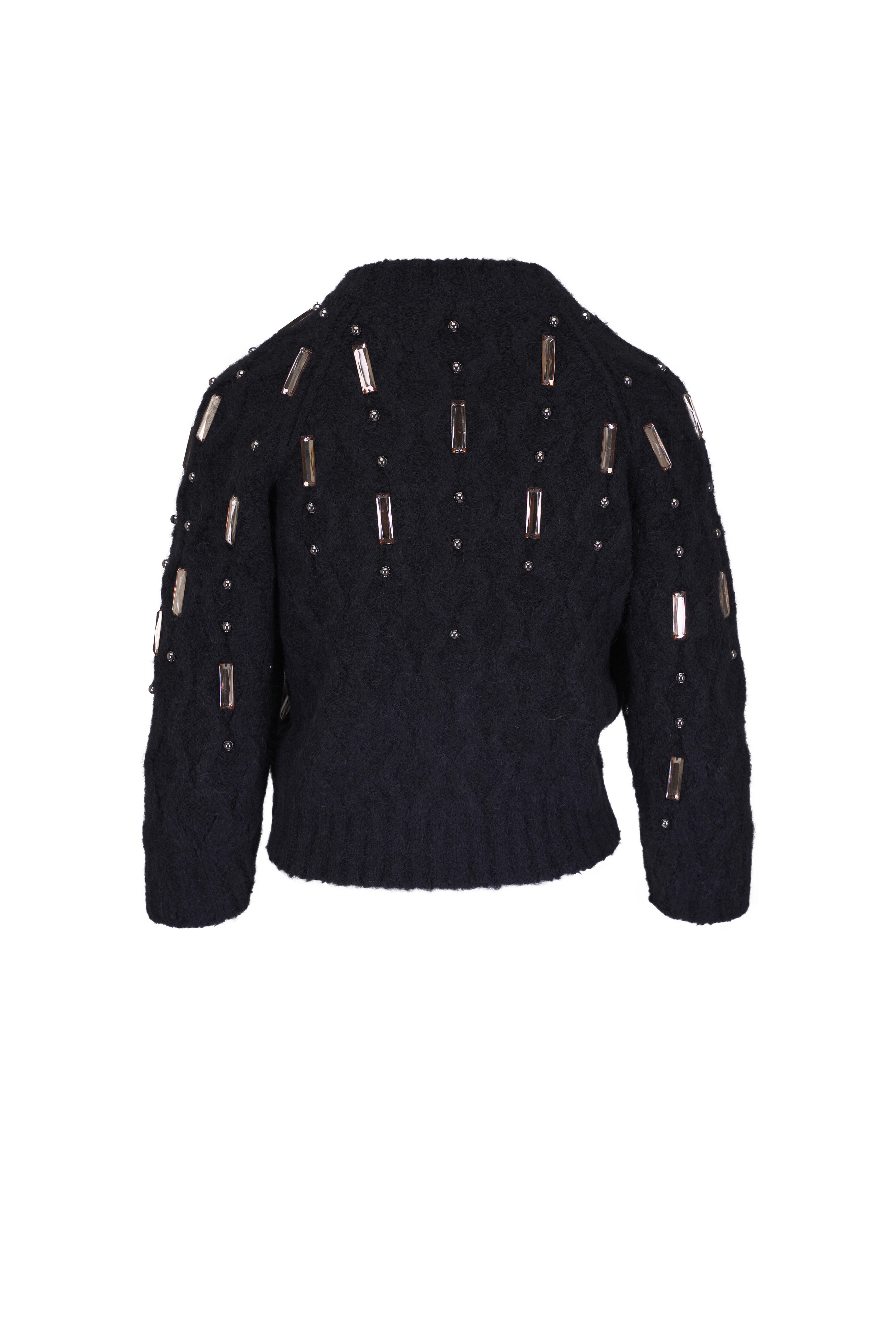 Dorothee Schumacher - Cozy Diamond Pure Black Cardigan