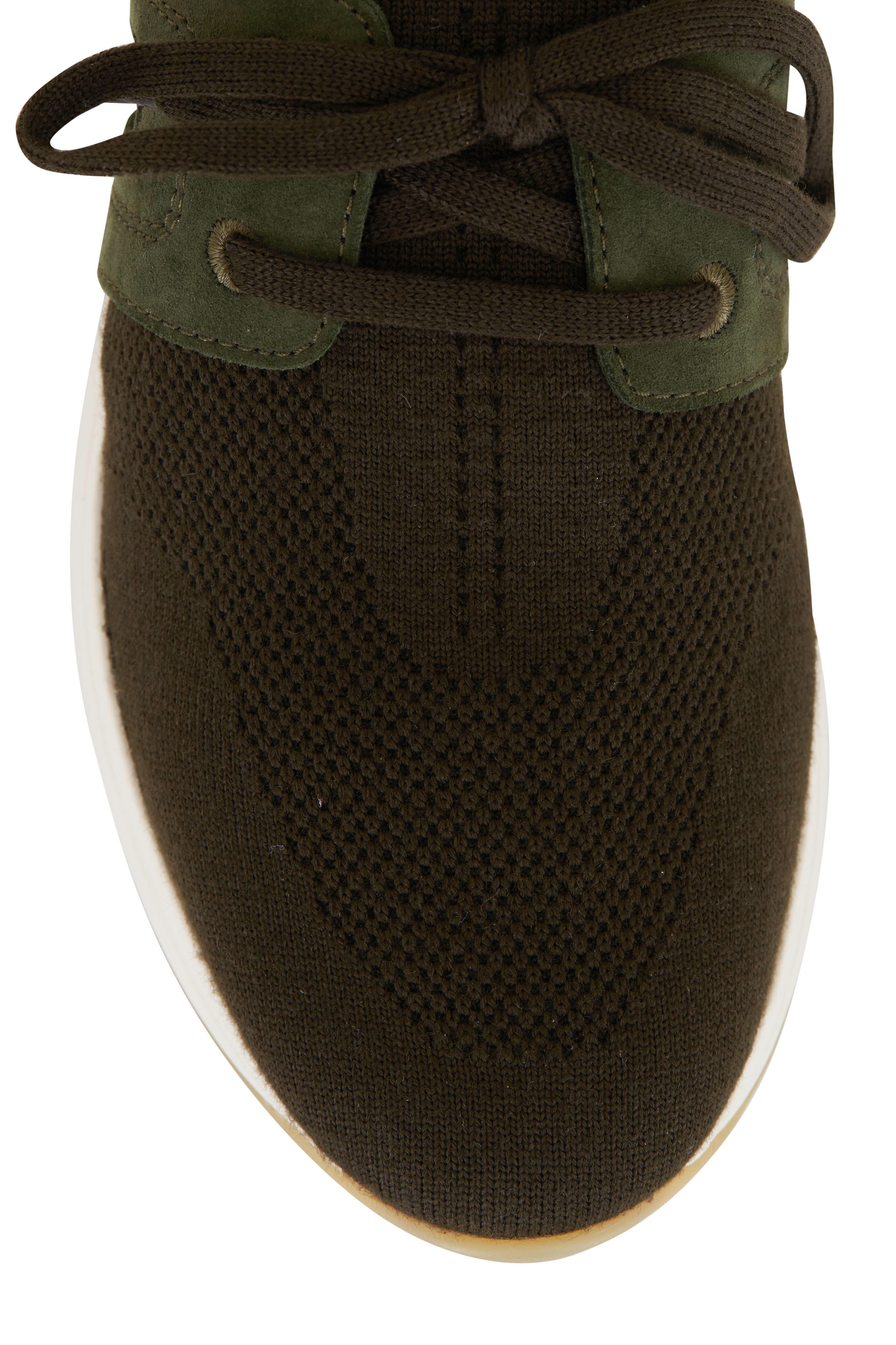 Loro Piana - Flexy Walk Green Lady Wish Sneaker | Mitchell Stores