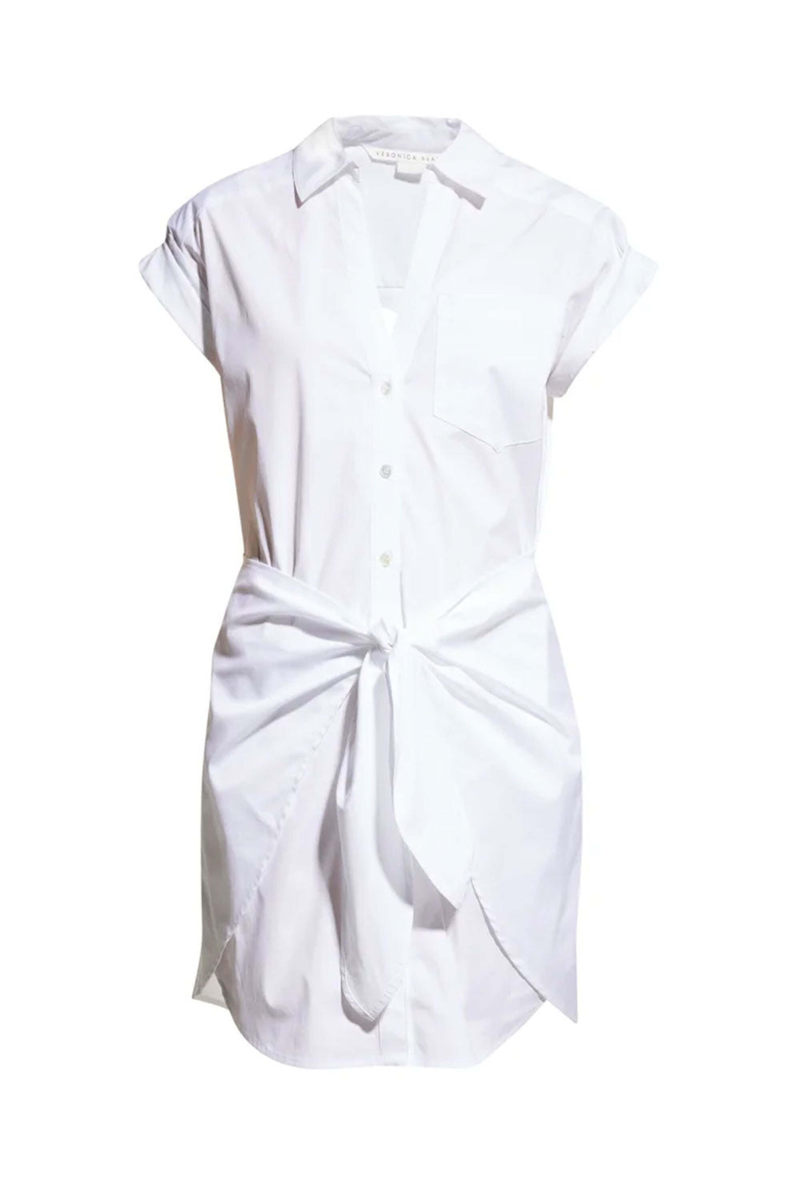 Veronica Beard - White Aimee Shirt Dress