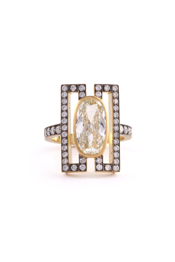 Sylva & Cie 18k Yellow Gold Diamond Ring - view 1