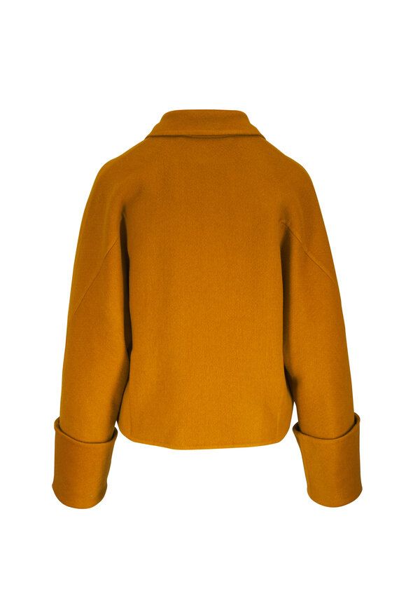 Kiton Gold Cashmere Cuffed Sleeve Jacket - view 4