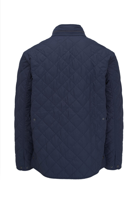 Peter Millar - Suffolk Navy Quilted Coat