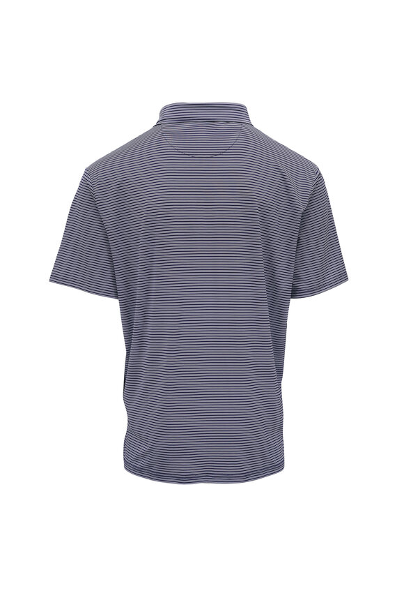 RLX Ralph Lauren Airflow Navy & White Stripe Jersey Polo - view 3