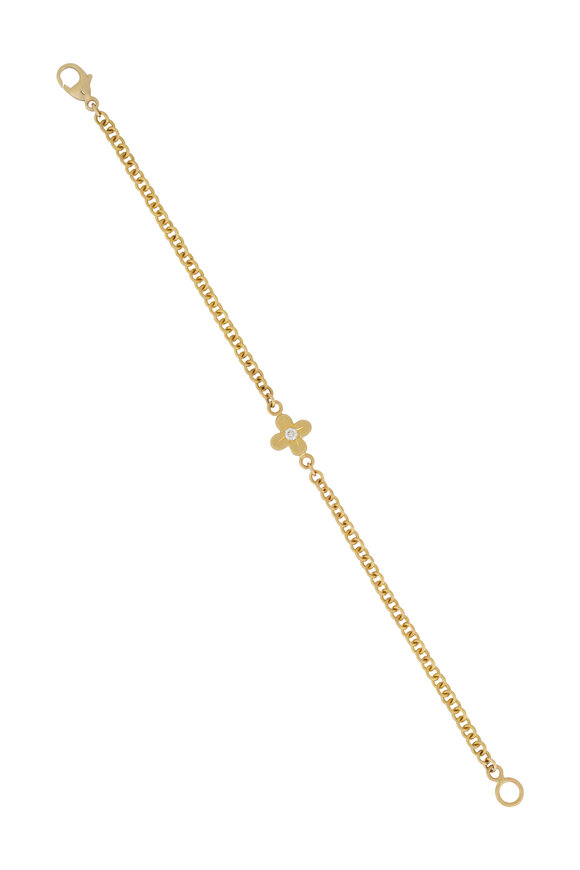 Mizuki - 14K Yellow Gold Diamond Gladiator Cuff | Mitchell Stores