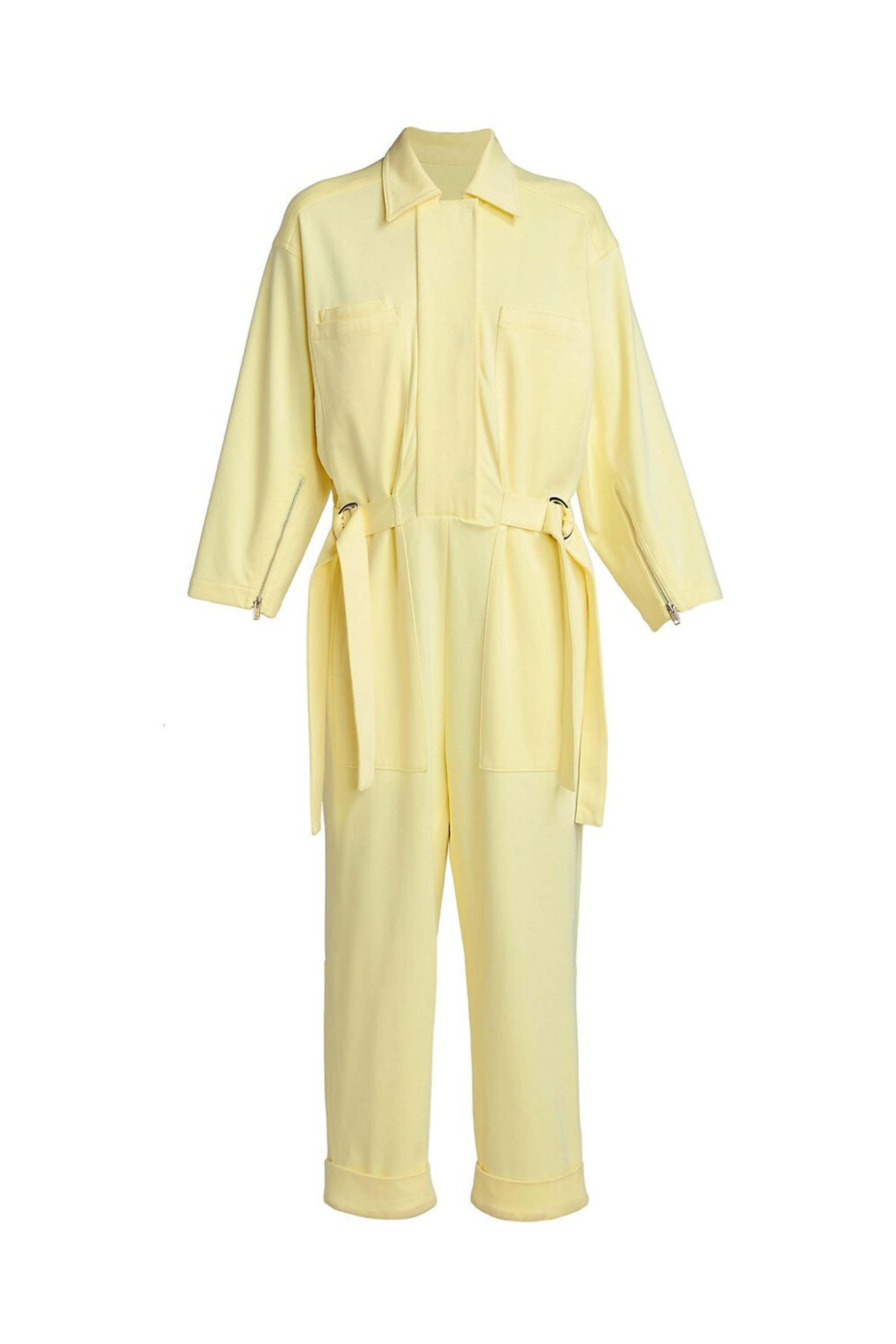 3.1 Phillip Lim - Stretch Twill Utility Jumpsuit in Yellow