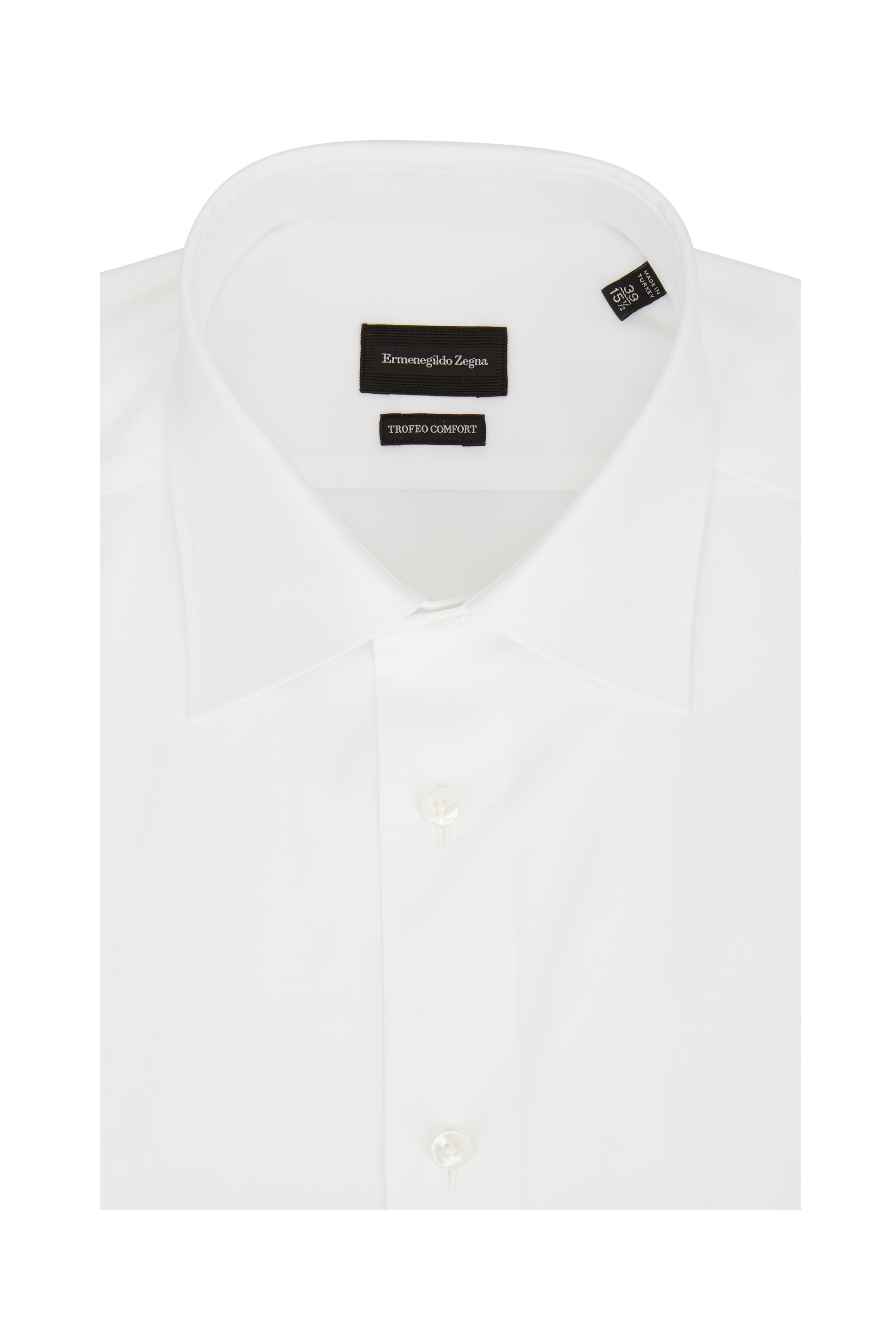 Ermenegildo zegna discount white dress shirt