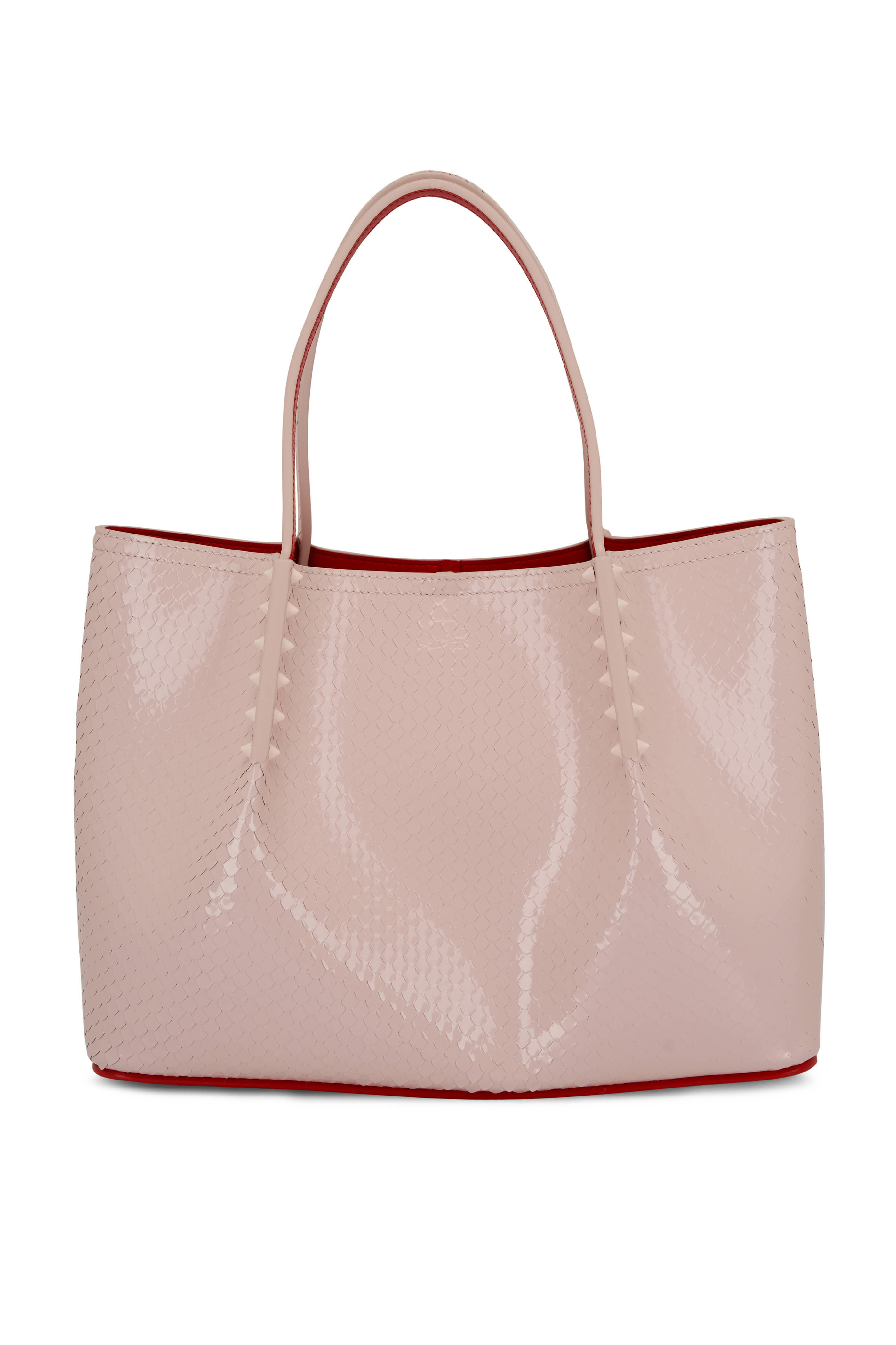 Christian Louboutin - Small Cabarock Birdy Leche Patent