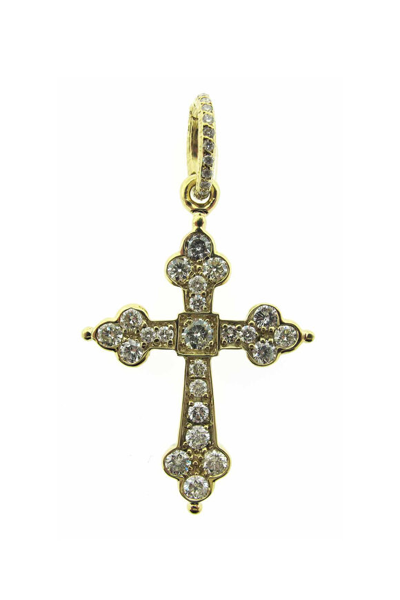 Loree Rodkin Large Gothic Cross Pendant