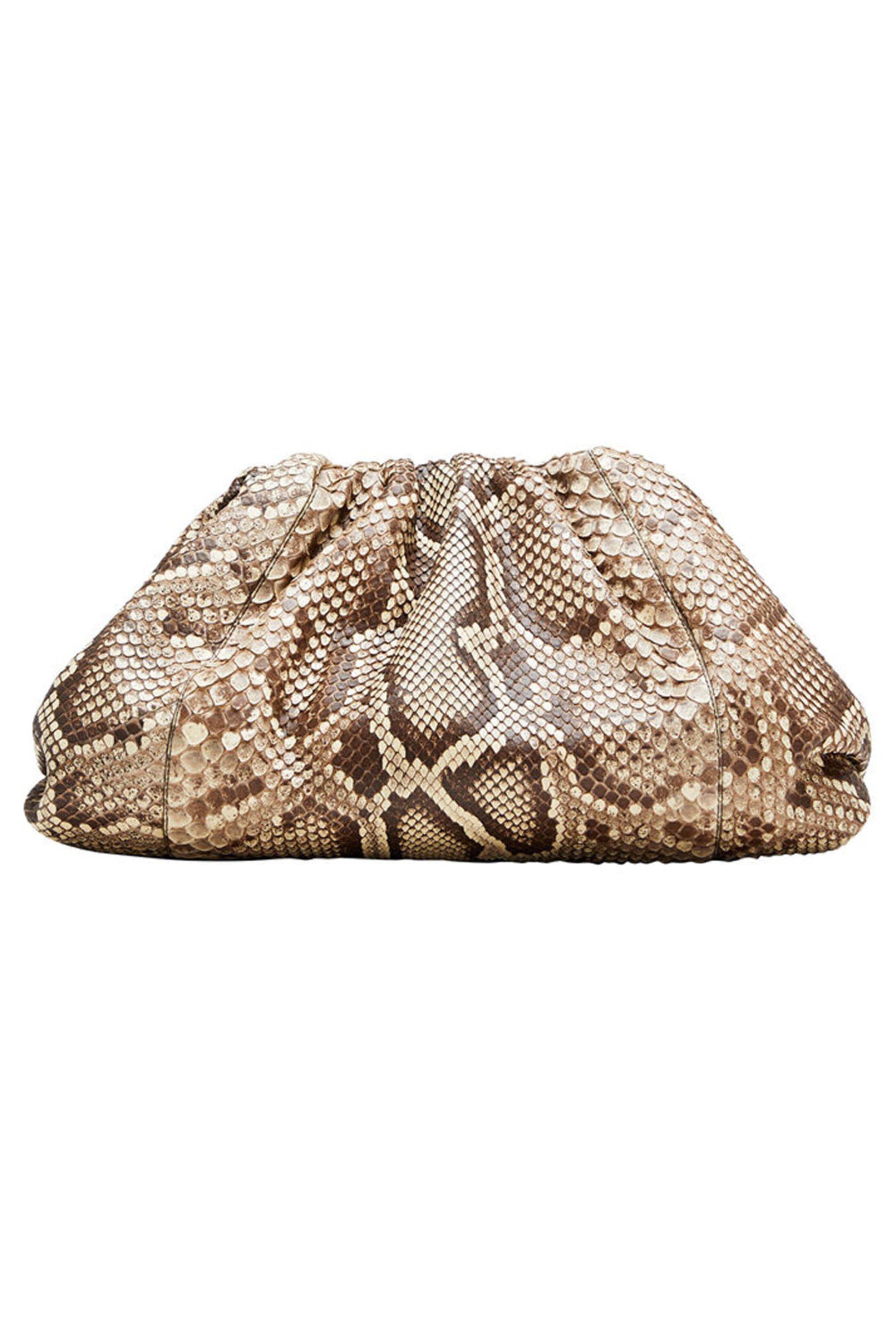 Bottega Veneta - The Pouch Clutch Bag in Python