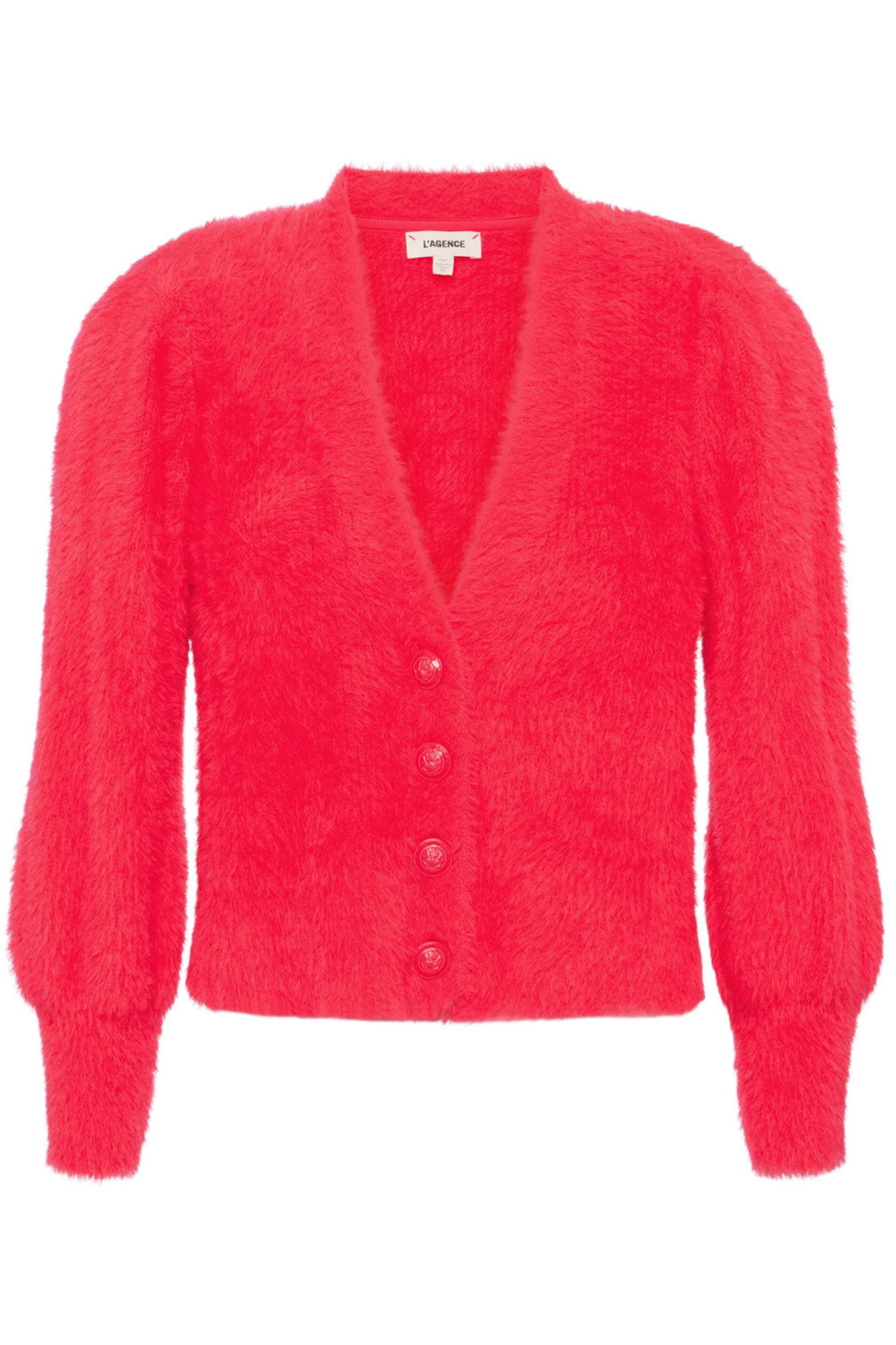 L'Agence - Neon Coral Talulla Cardigan