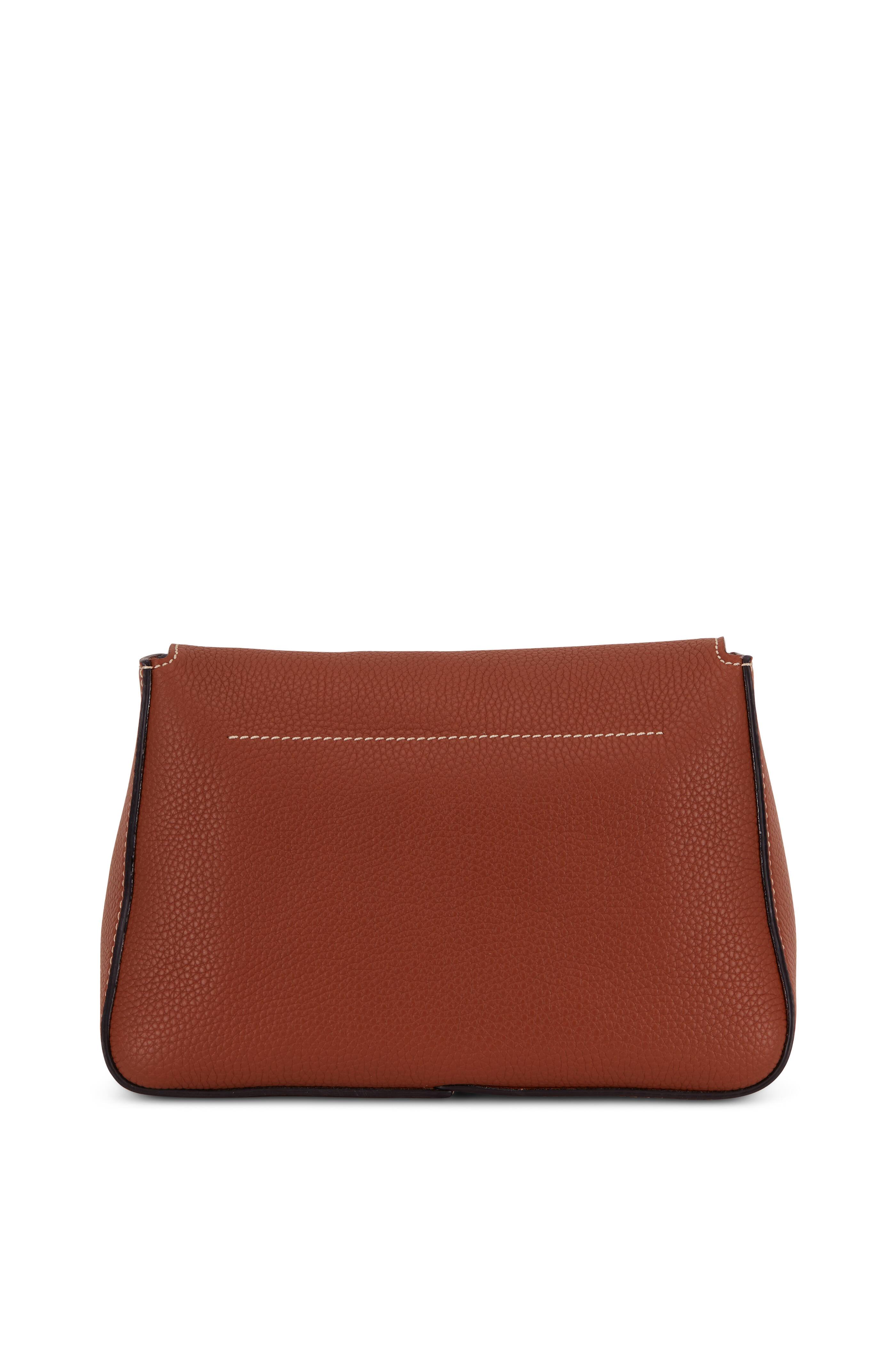 Valentino Garavani 'VSling' Small Shoulder Bag Red Gold Leather MSRP $2575