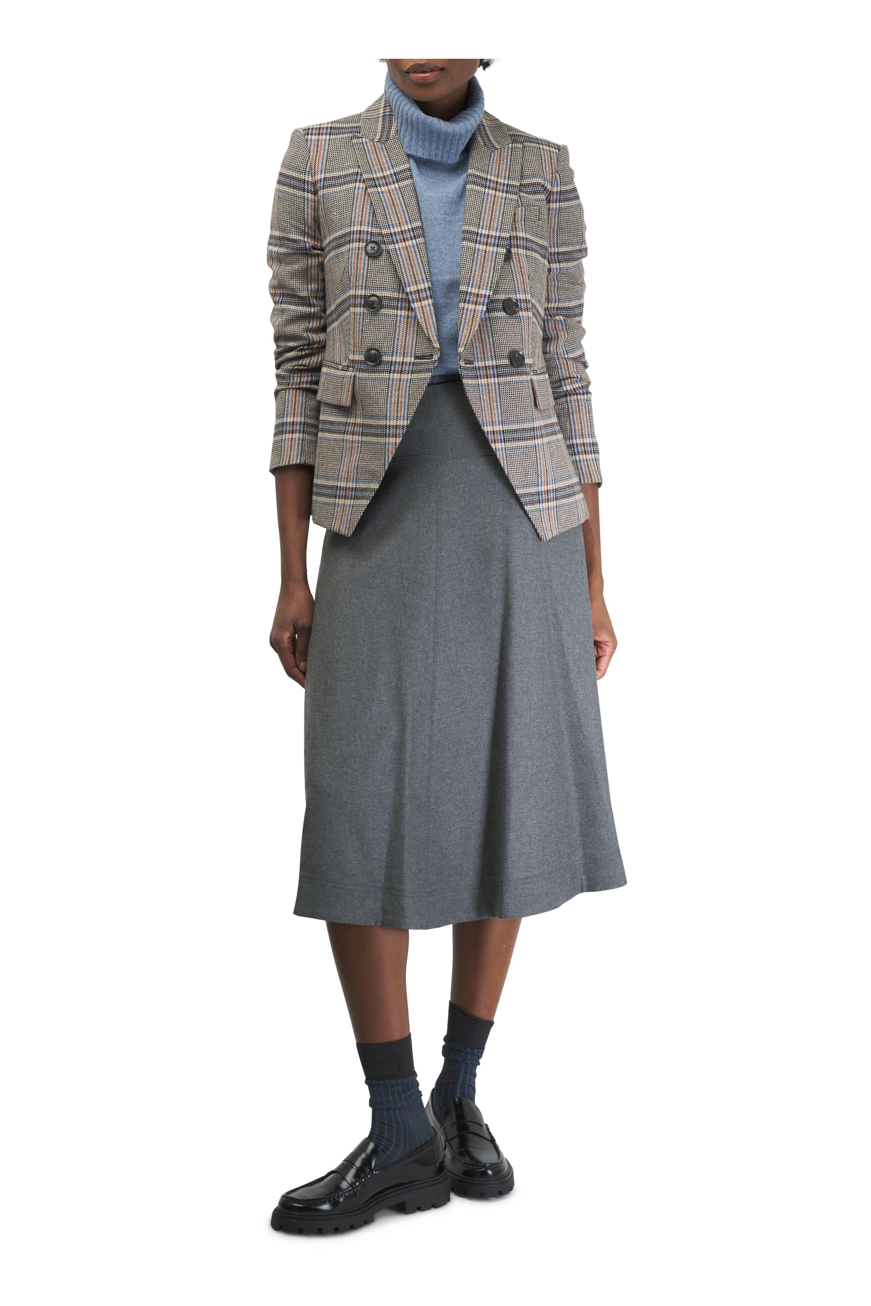 Veronica Beard - Rasima Heather Gray Skirt