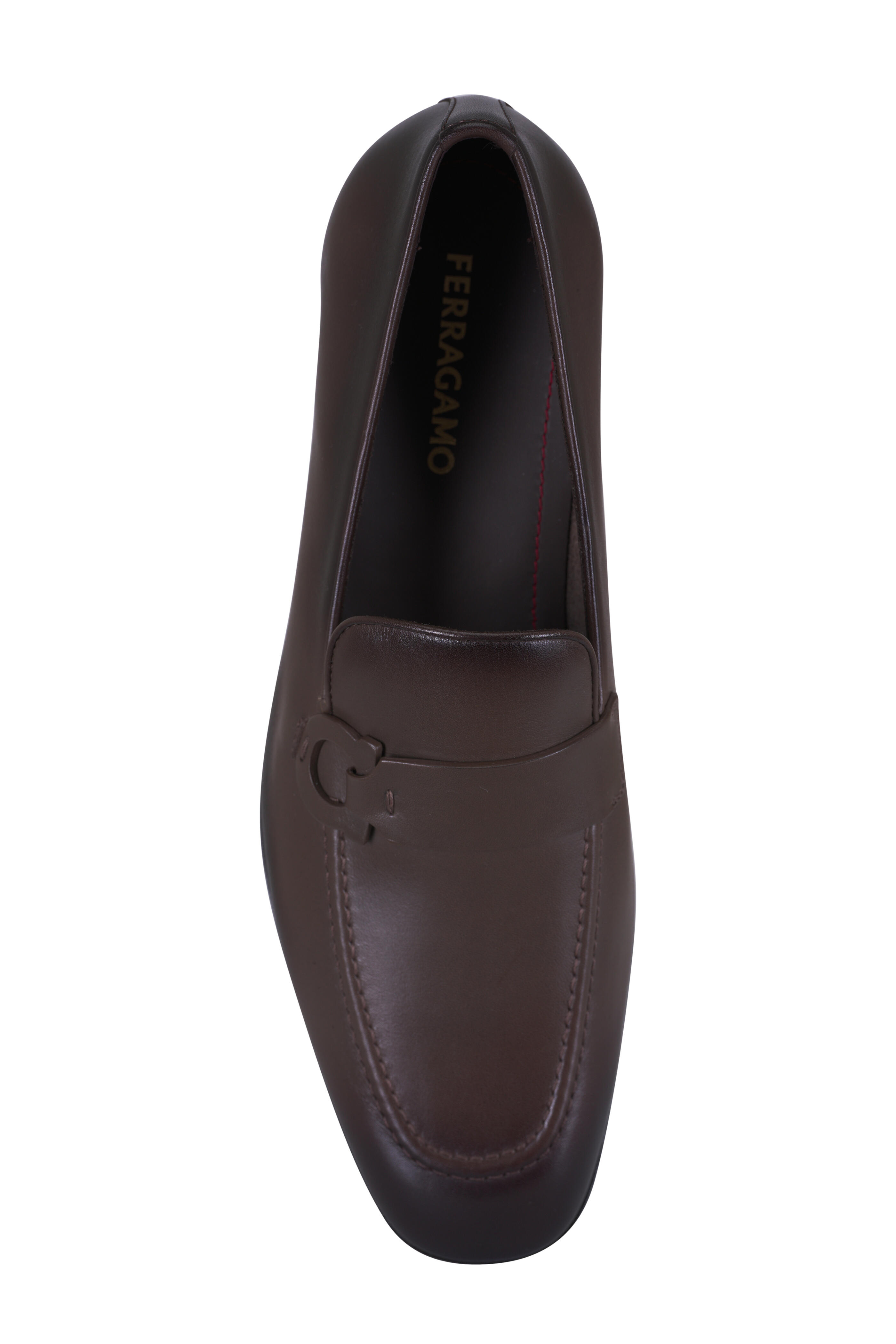 Ferragamo - Bonny Brown Leather Penny Loafer