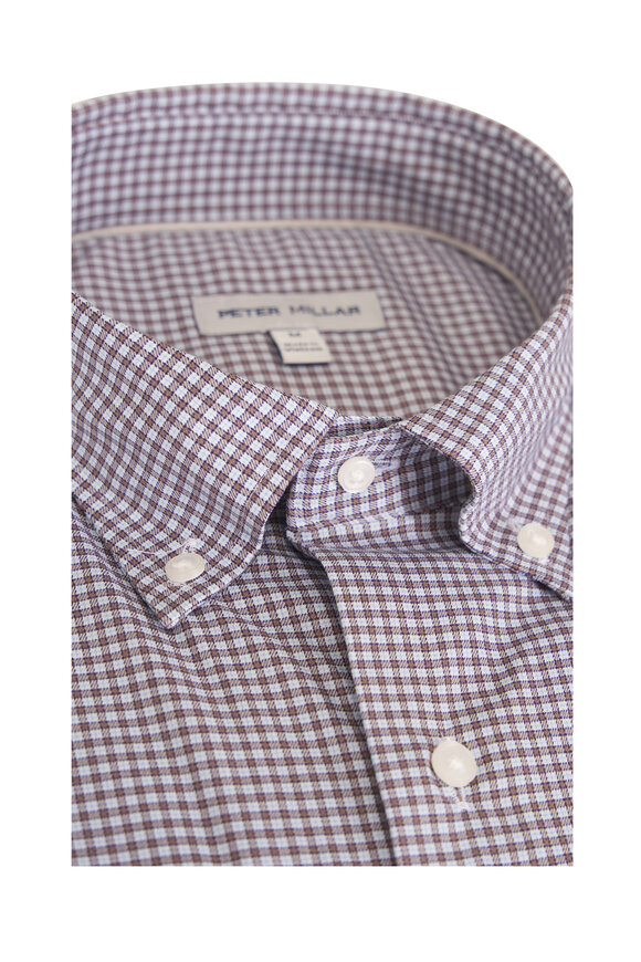 Peter Millar Crown Lite Gregory Sawgrass Plaid Sport Shirt - view 2