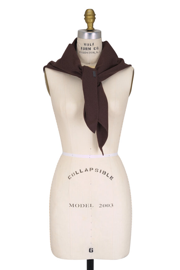 Brunello Cucinelli Fondant Triangle Monili Tab Scarf - view 1