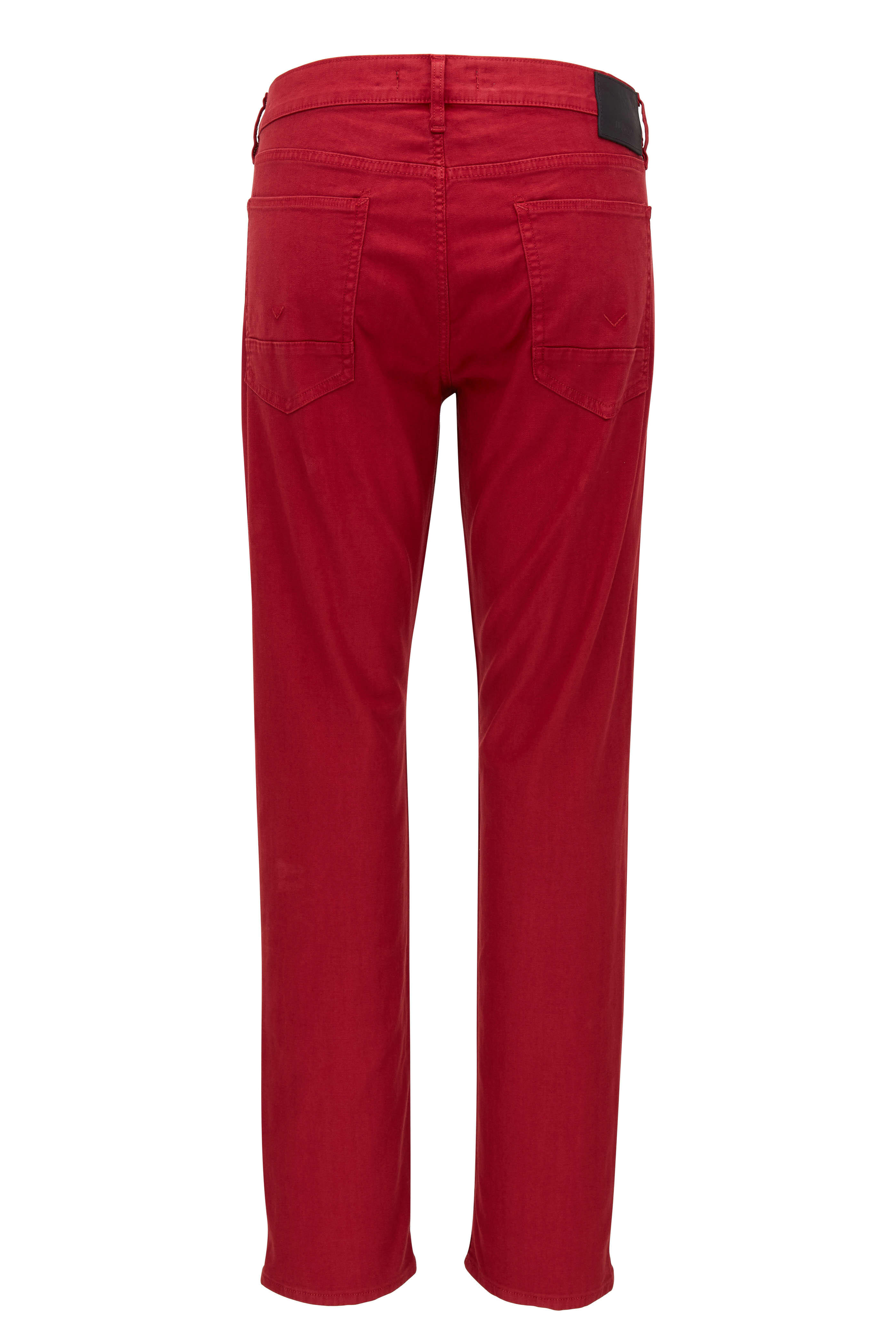 Hudson - Blake Maroon Slim Straight Jean - view 2