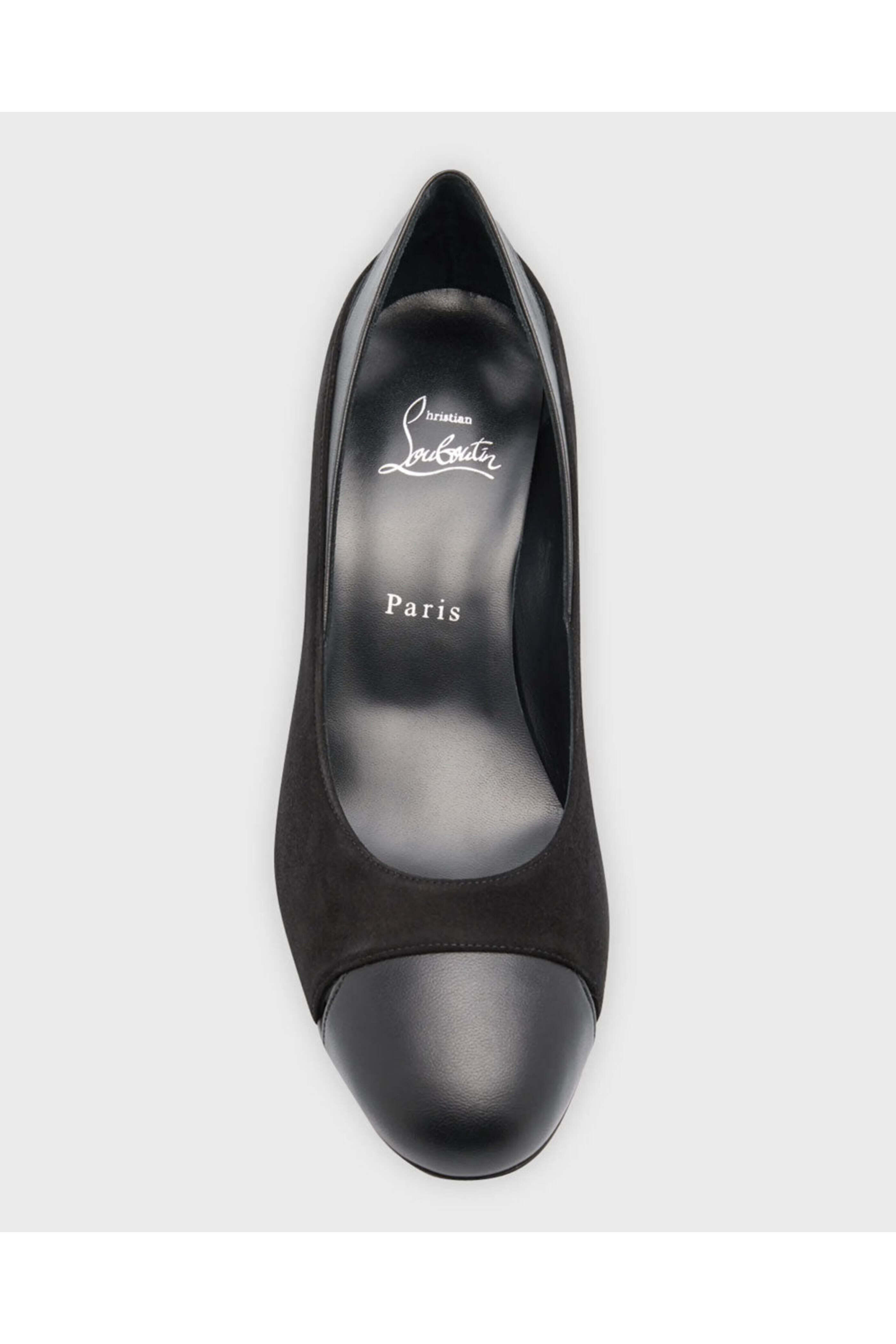 Christian Louboutin - Miss Duvette 55 Block Heel in Black