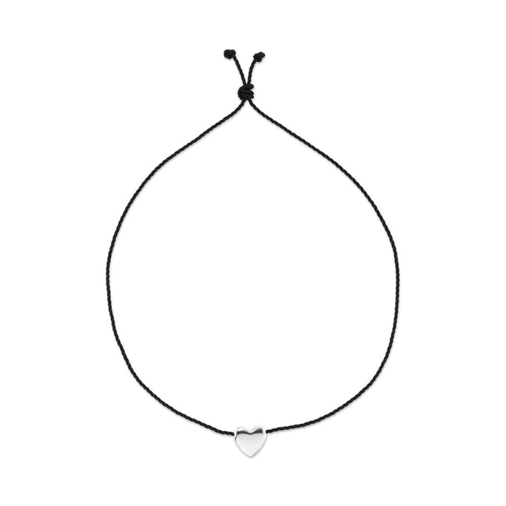 Annika Inez - Small Sterling Silver Heart Necklace