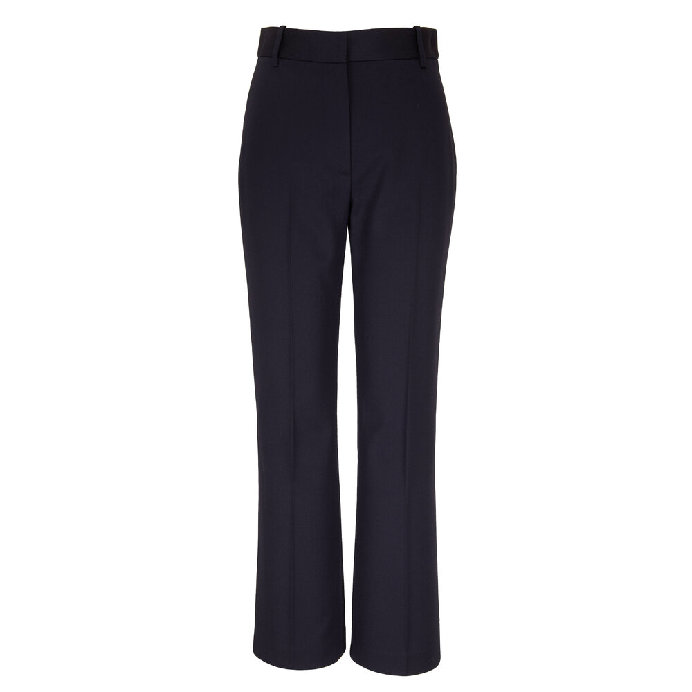 Nili Lotan - Cropped Corette Dark Navy Pant | Mitchell Stores