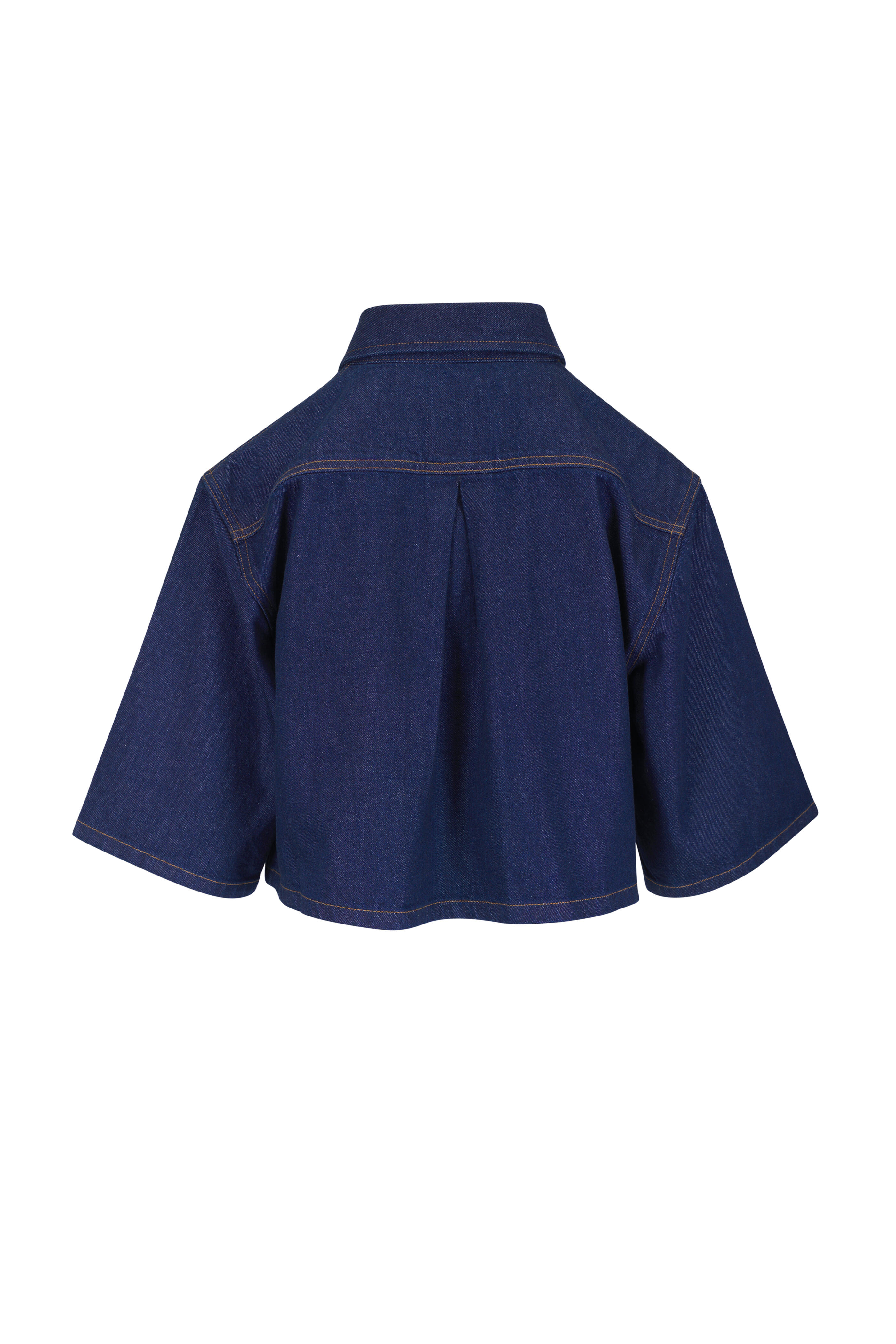 Agolde - Tomine Indigo Blue Jean Shirt