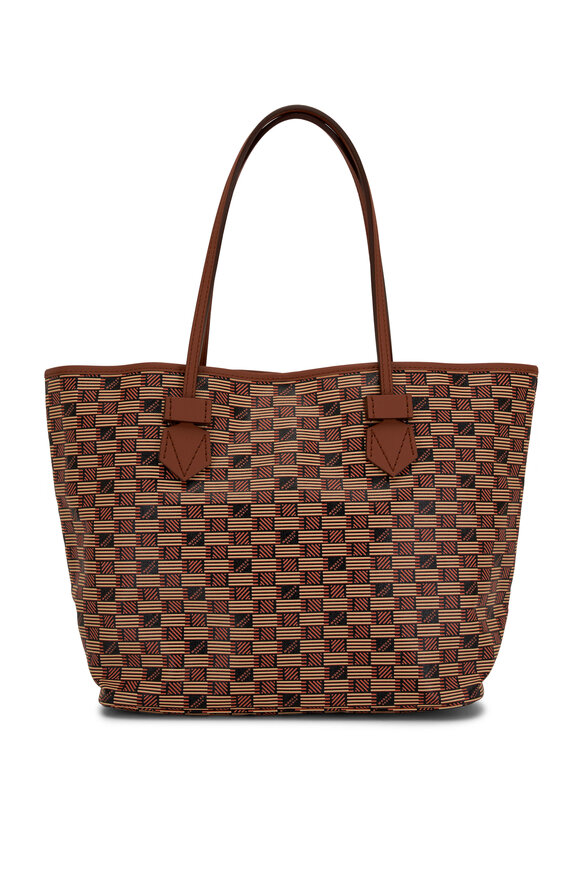 Moreau Paris - Medium Saint Tropez Classique Brown Monogram Tote