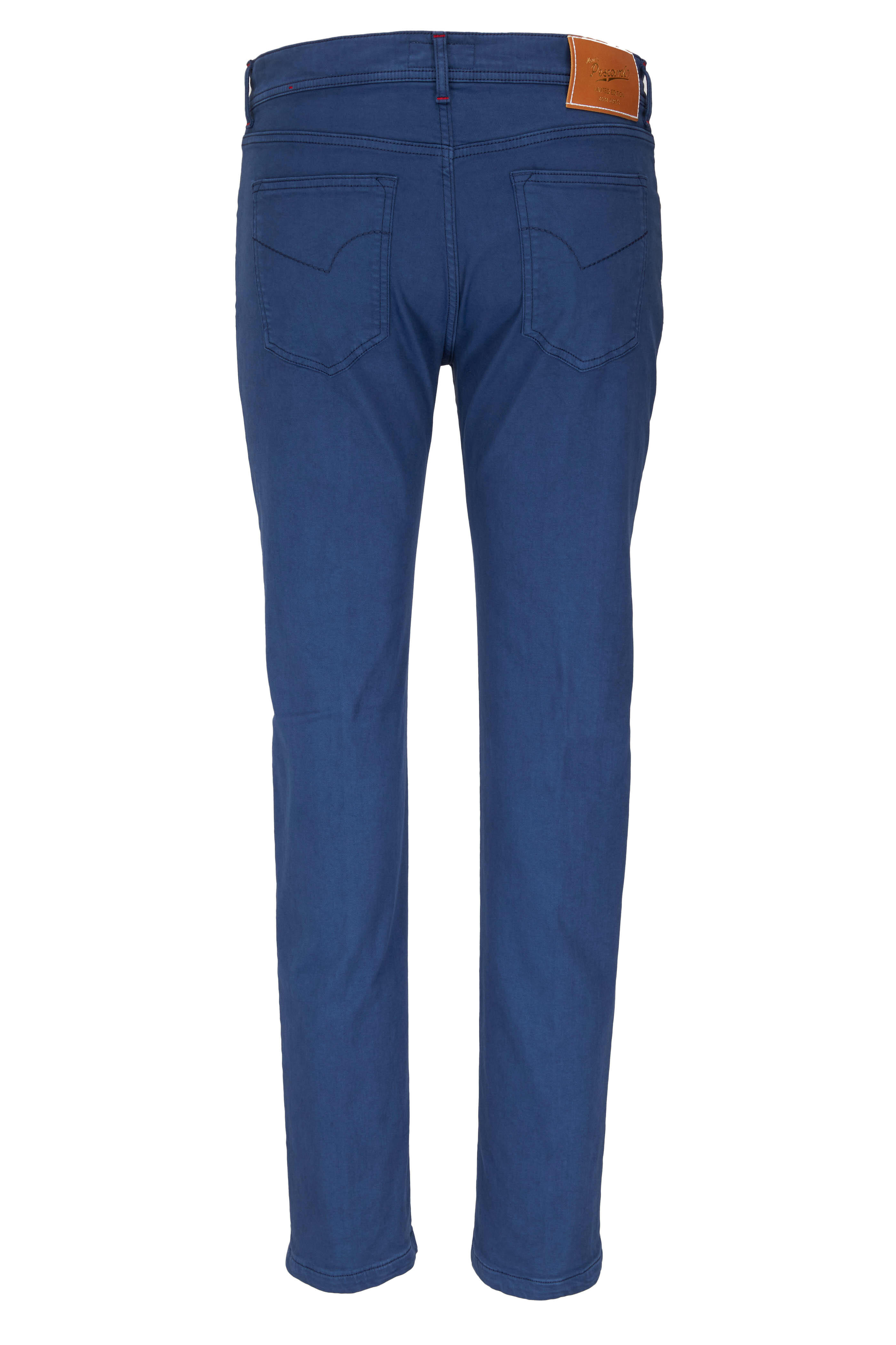 Marco Pescarolo - Dark Blue Denim Five Pocket Pant