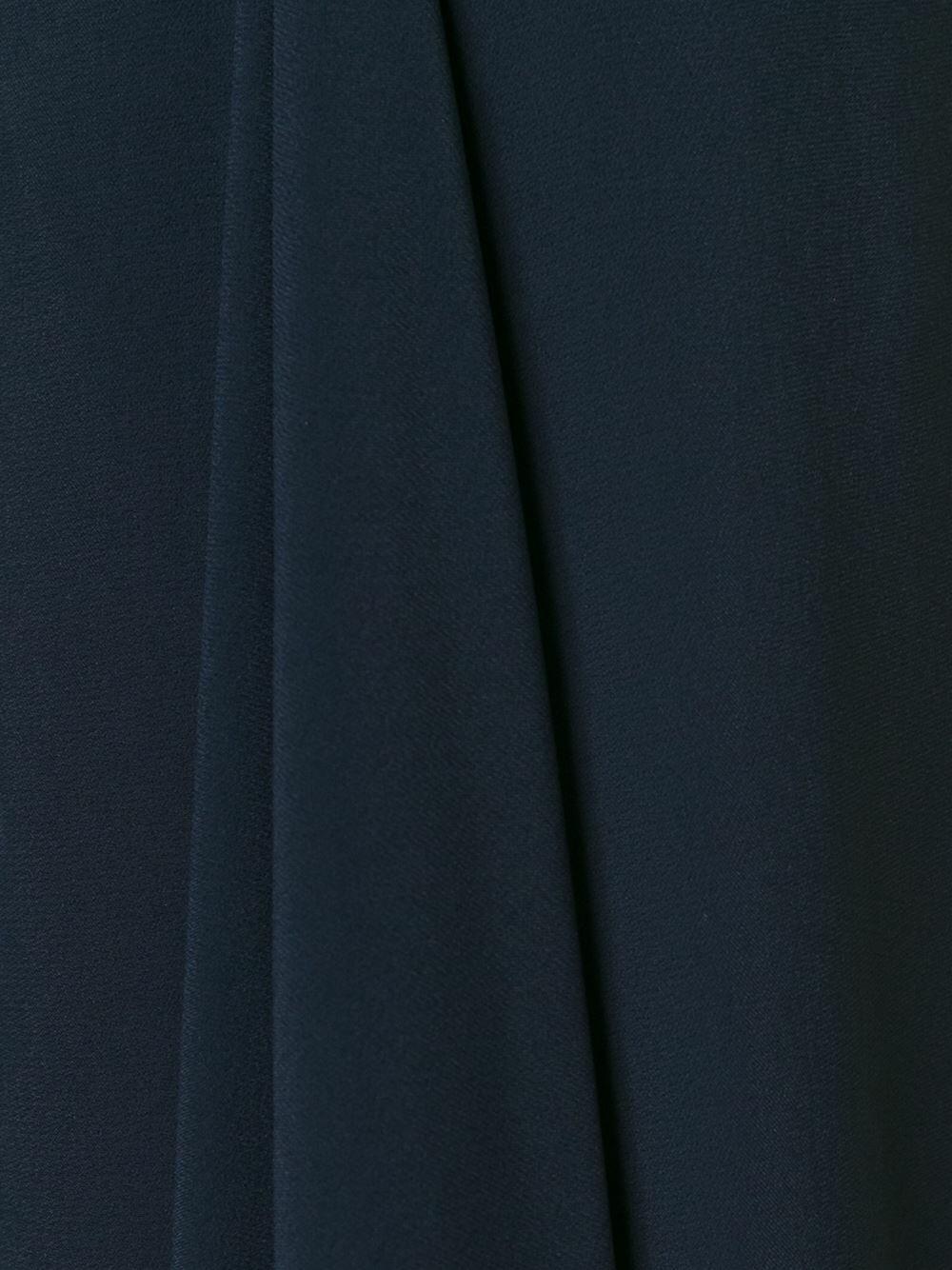 Helmut Lang - Navy Side Drape Slip Dress | Mitchell Stores