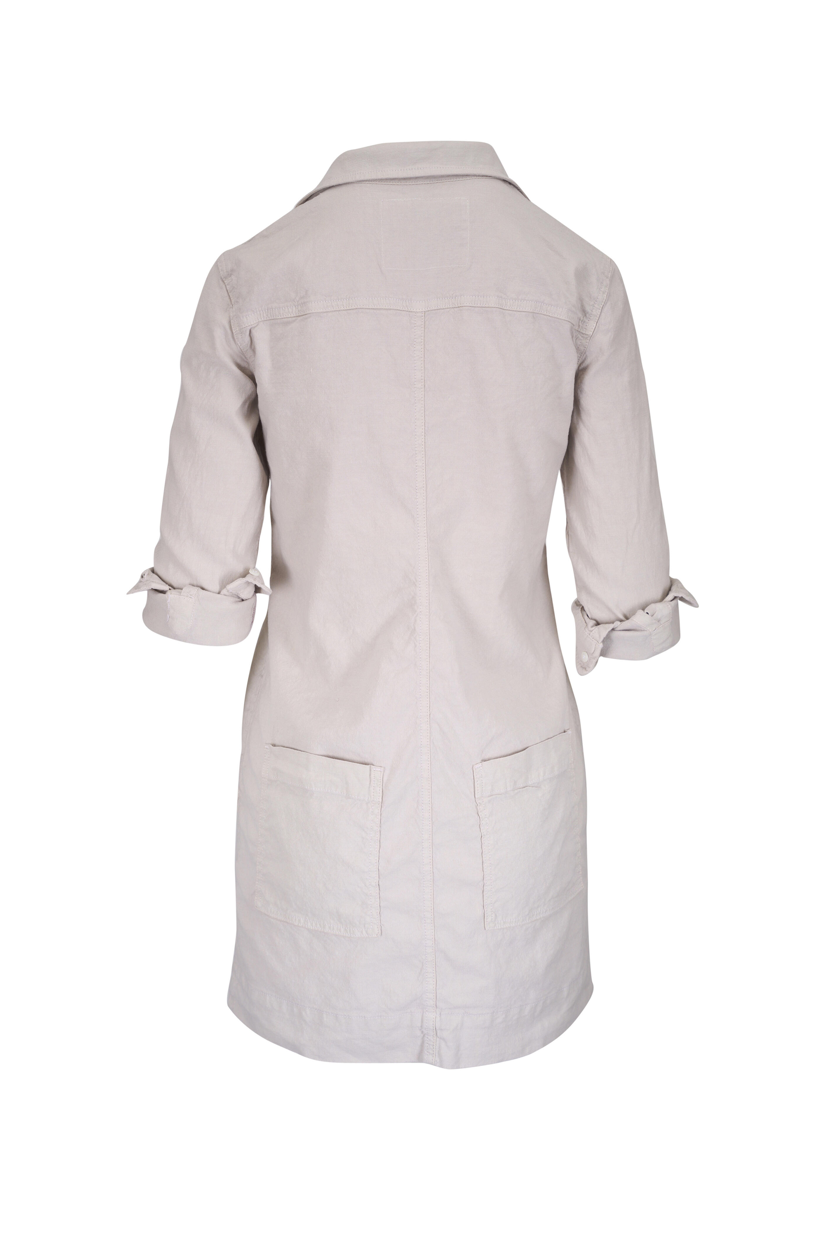 Frank & Eileen - Cement Southern Ireland Long Sleeve Playsuit Dress