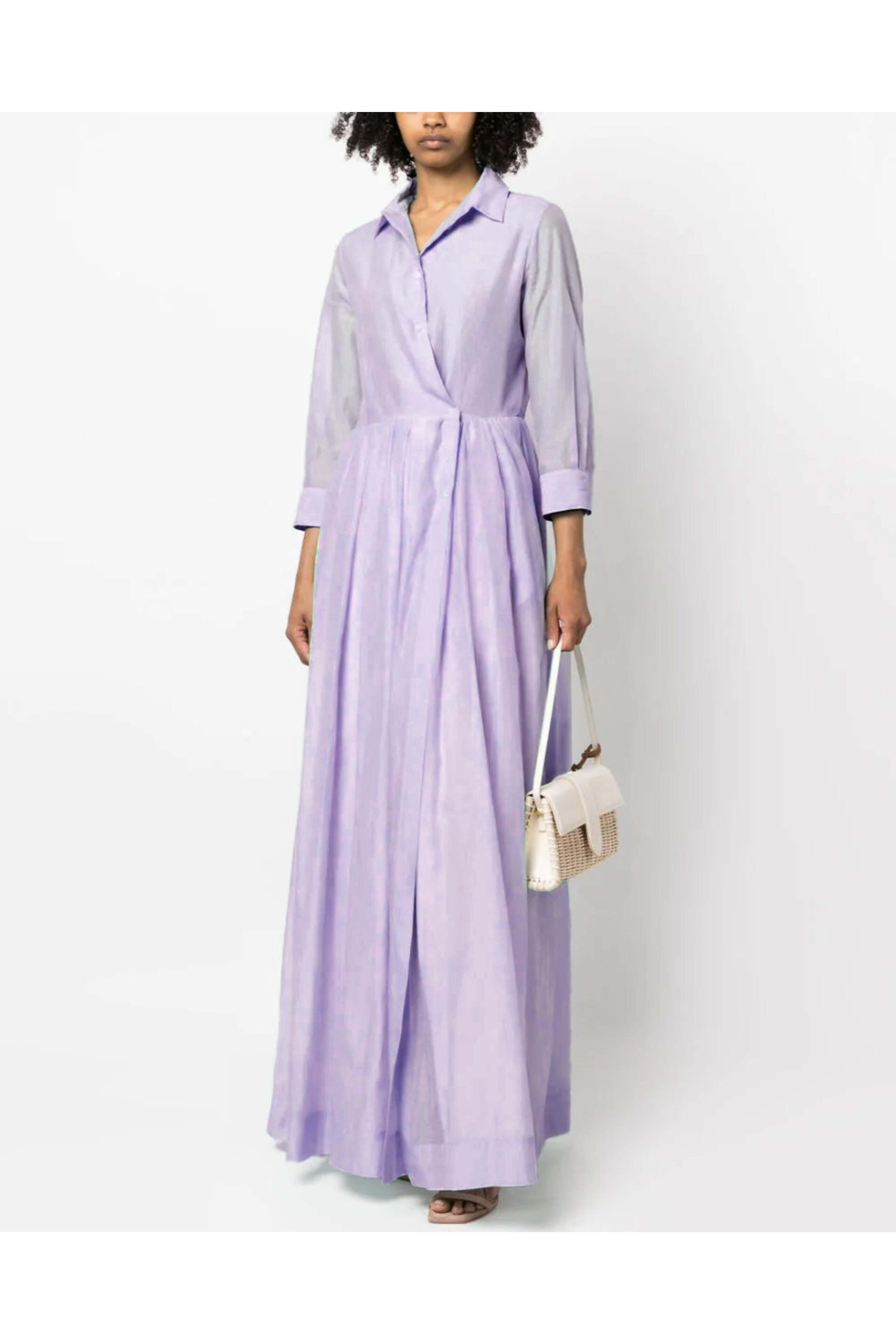 Sara Roka - Lilac Edna Long Dress