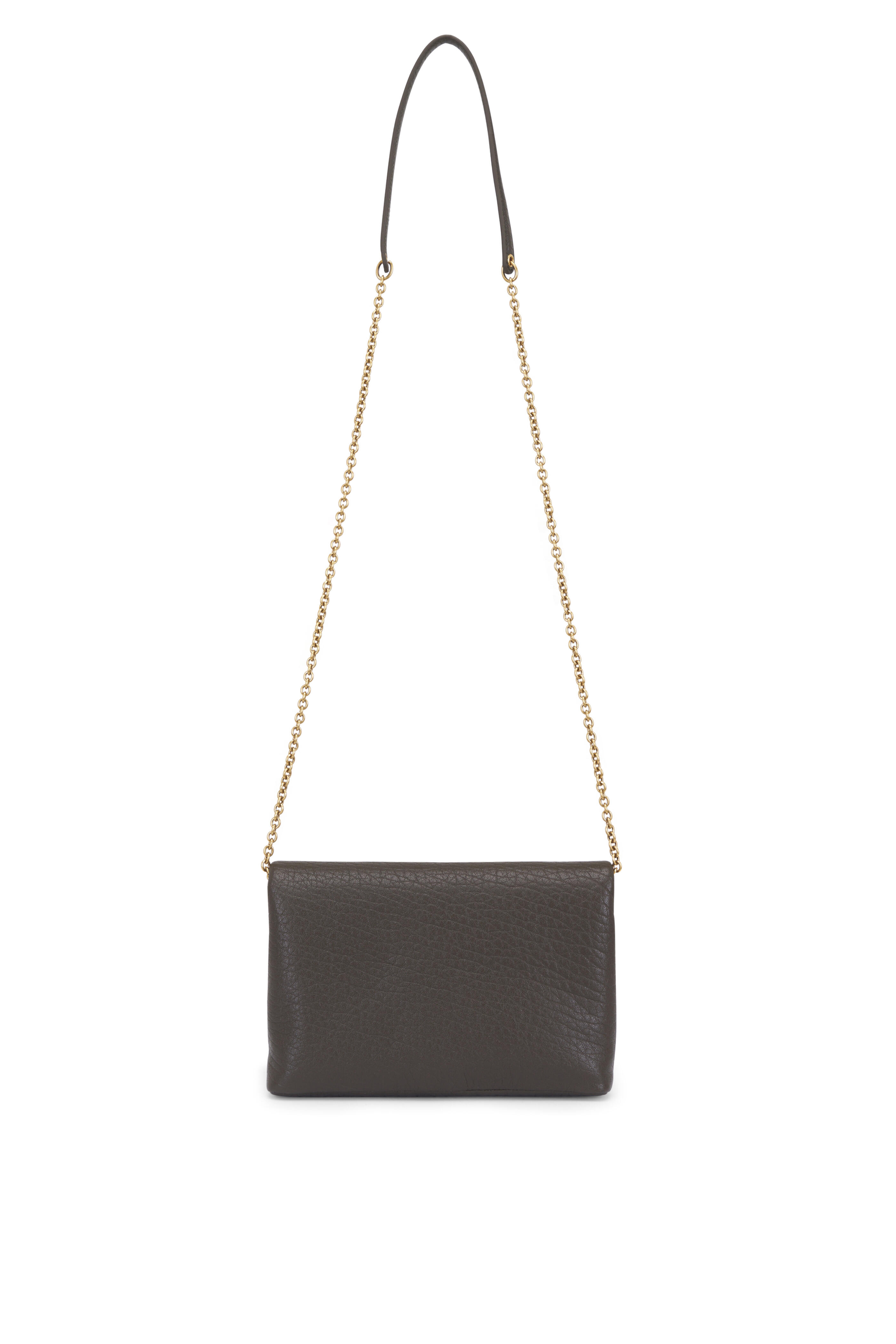 Saint Laurent - Cassandre Light Musk Leather Chain Pouch