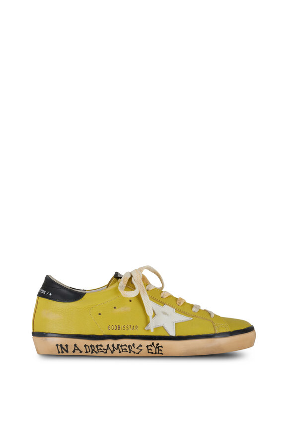 Golden Goose - Super-Star Yellow & White Low Top Sneaker