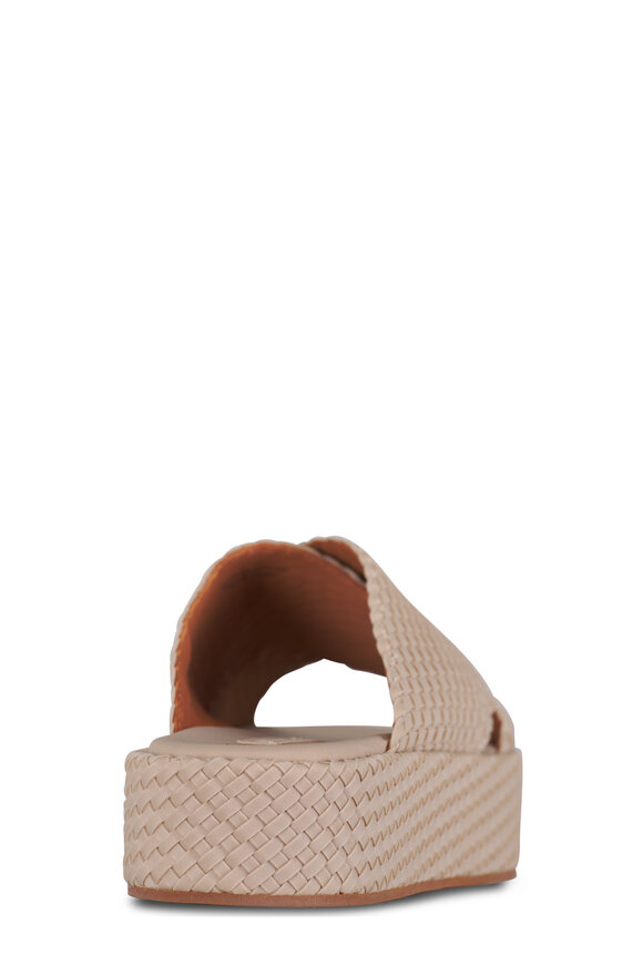 Naghedi Laguna Ecru Platform Sandal, 35mm - view 3