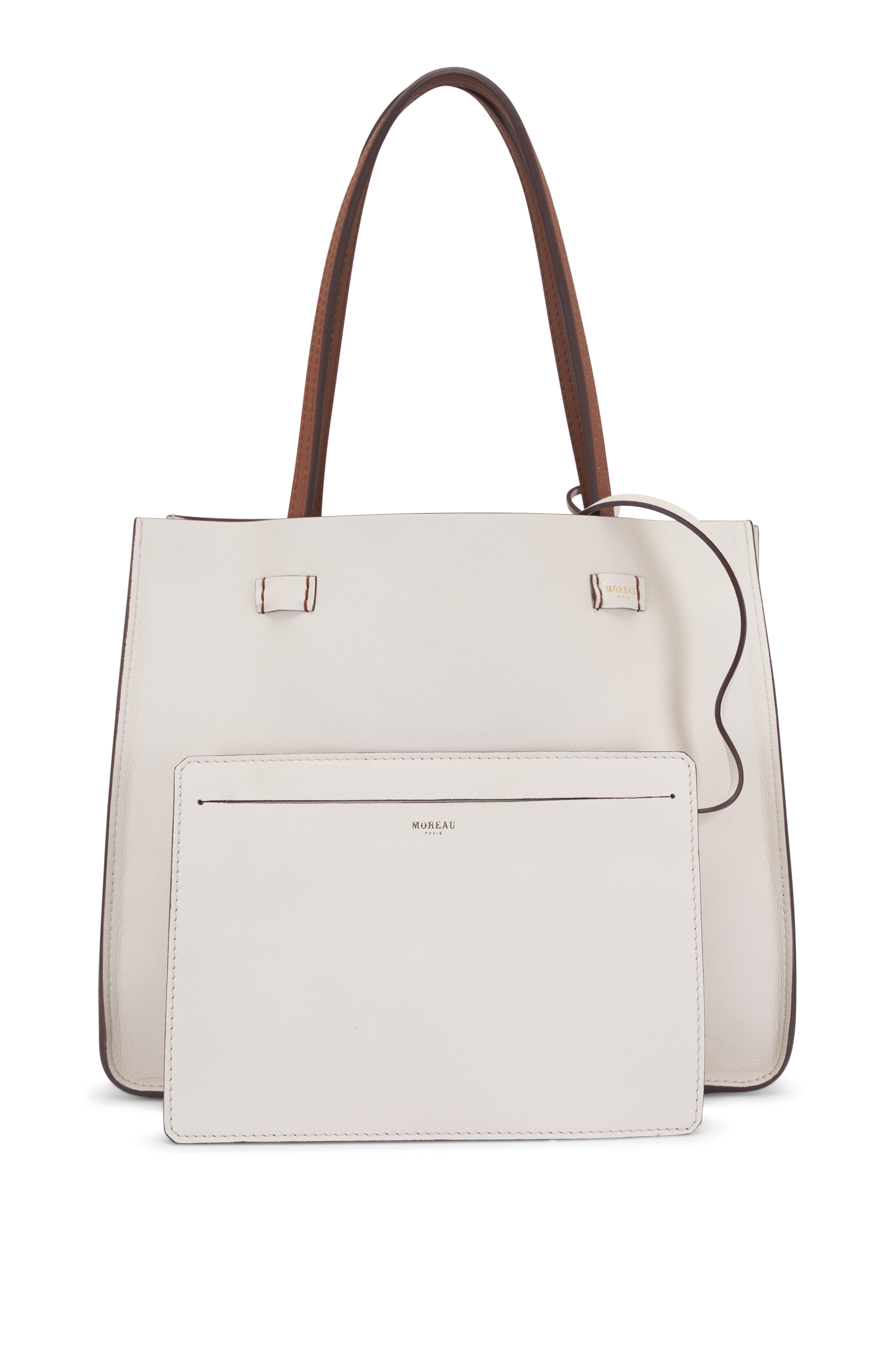 Moreau Paris - Small Vincennes Saddle Brown Reversible Tote