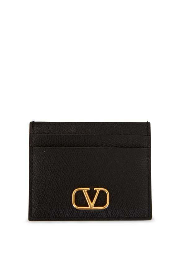 Valentino Garavani - Black VLogo Signature Card Case