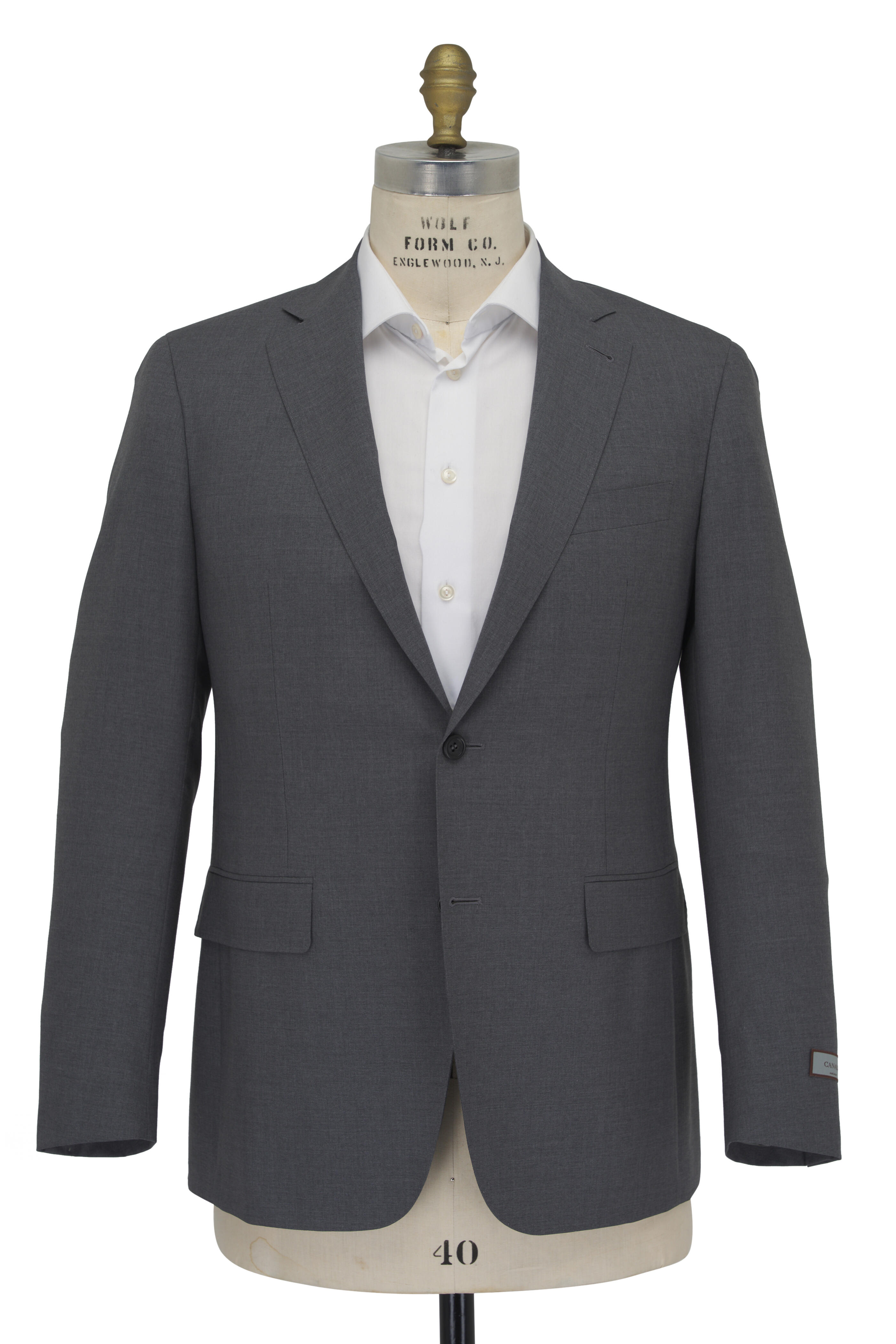 Canali - Kei Light Gray Wool Suit