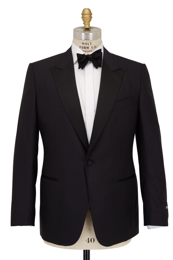 Zegna - Solid Black Trofeo™ 600 Evening Tuxedo