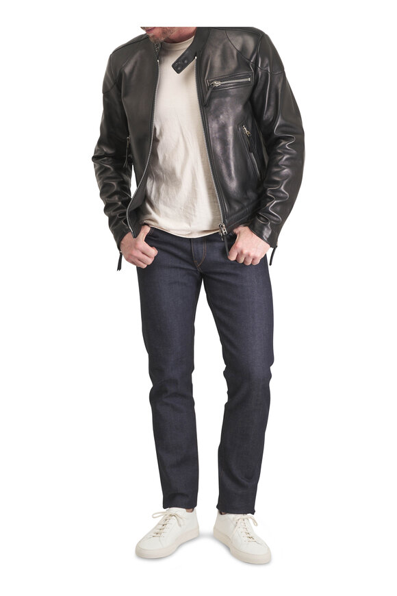 James Perse Latte Cotton Crewneck T-Shirt - view 2