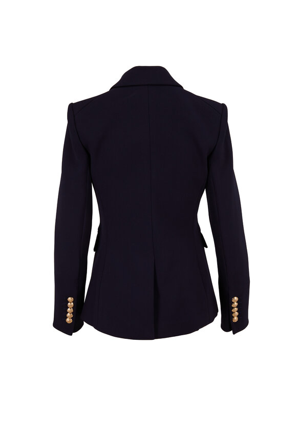 Veronica Beard - Miller Navy Double-Breasted Dickey Jacket