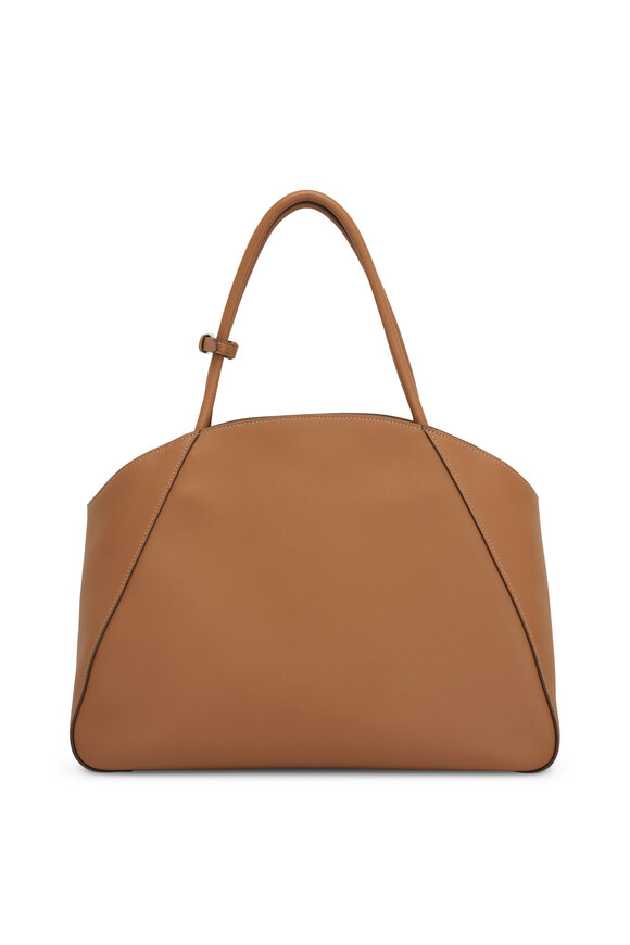 Prada - Large Caramel Soft Grain Leather Tote