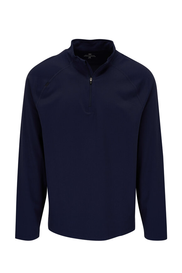 Rhone Apparel Session Navy Blue Quarter Zip Pullover 