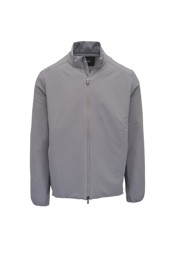 RLX Ralph Lauren Gray Tech Stretch Full Zip Jacket