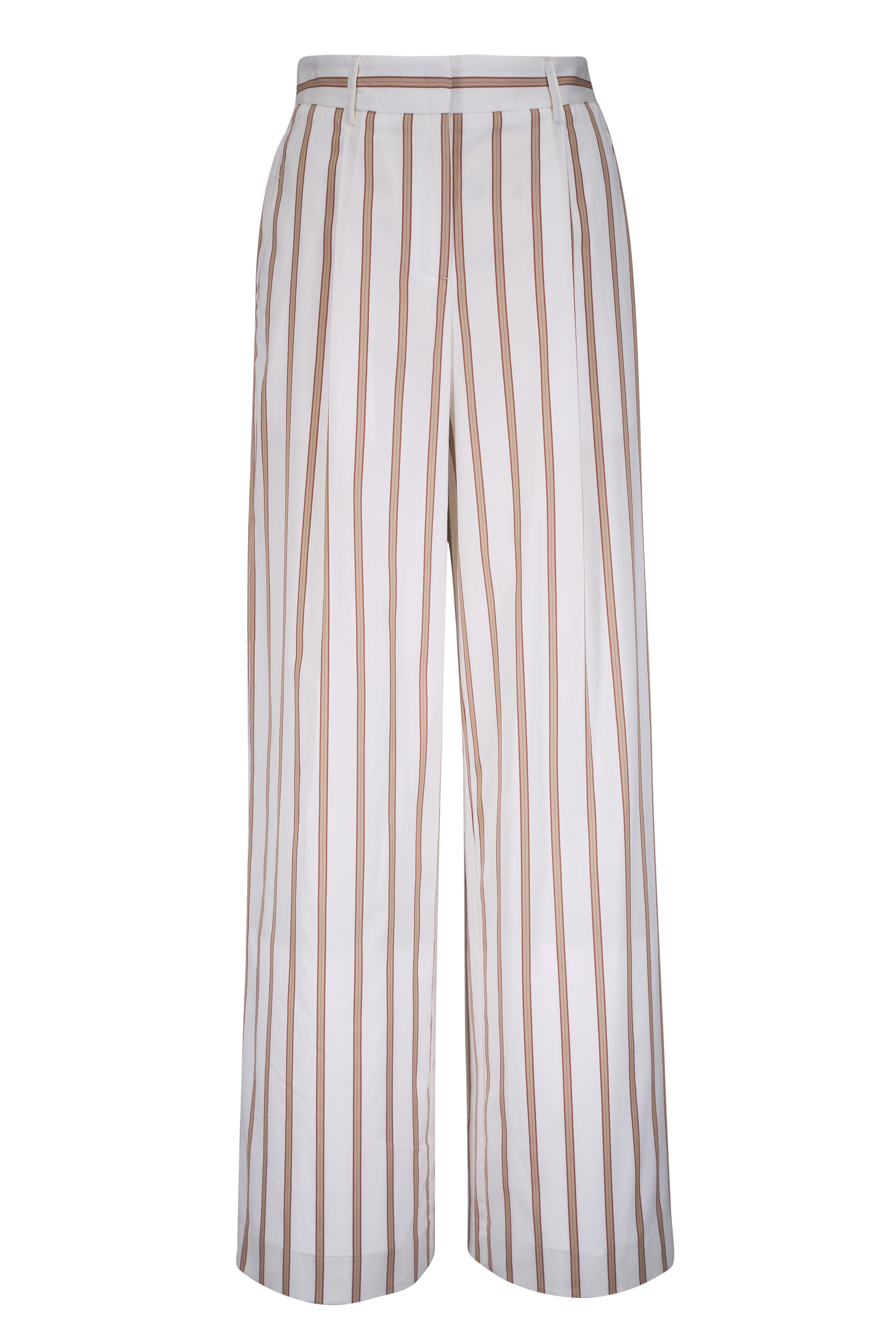 TWP - Hudson St. White & Khaki Stripe Pant