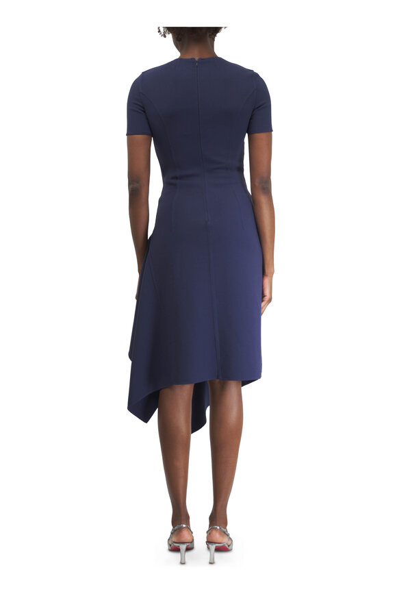 Michael Kors Collection - Maritime Stretch Wool Handkerchief Dress