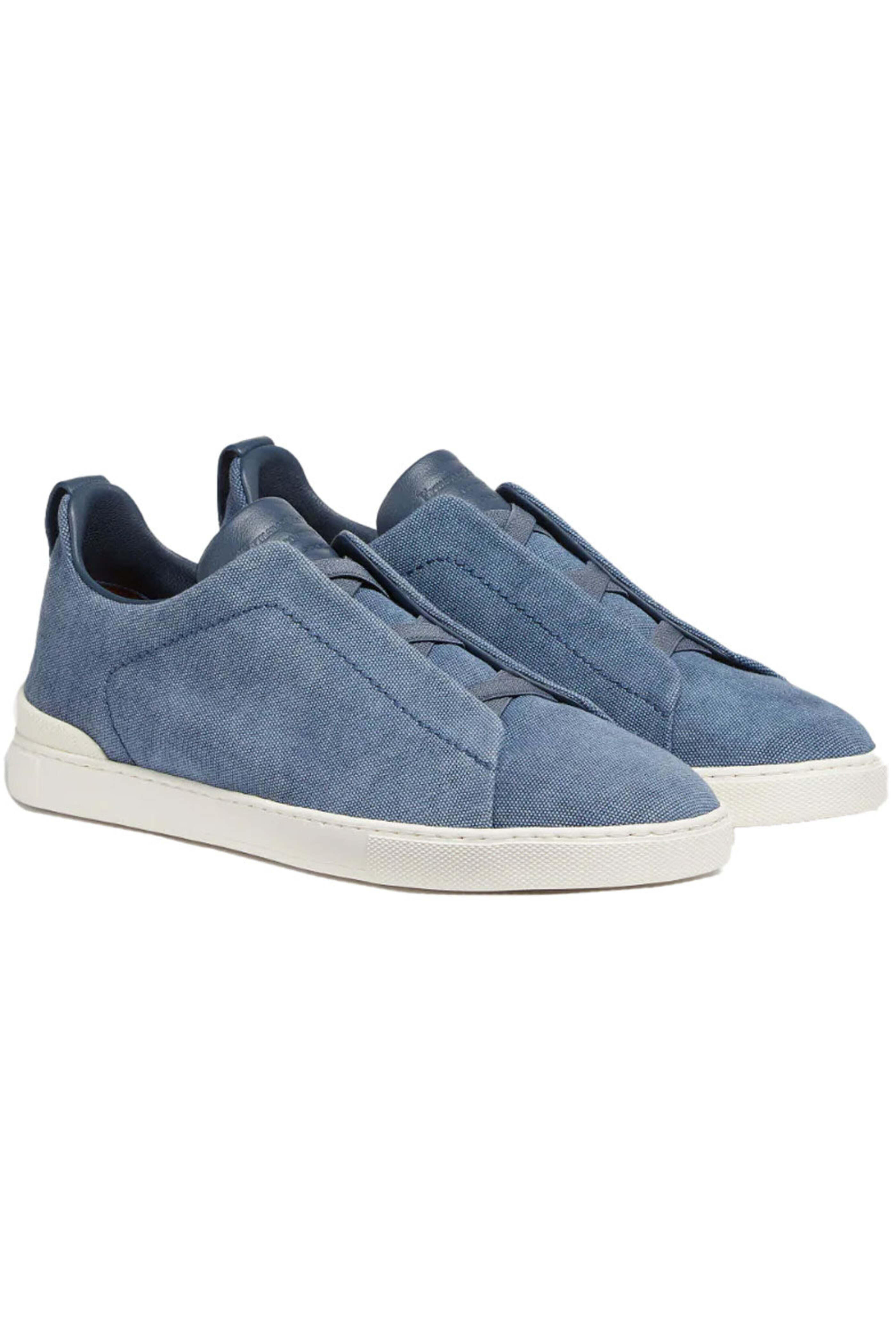 スニーカー ZEGNA Men Sneakers Gnawed Blue S7981ZLHLNA ERA ZEGNA: Sneakers men - Gnawed Blue | Zegna sneakers