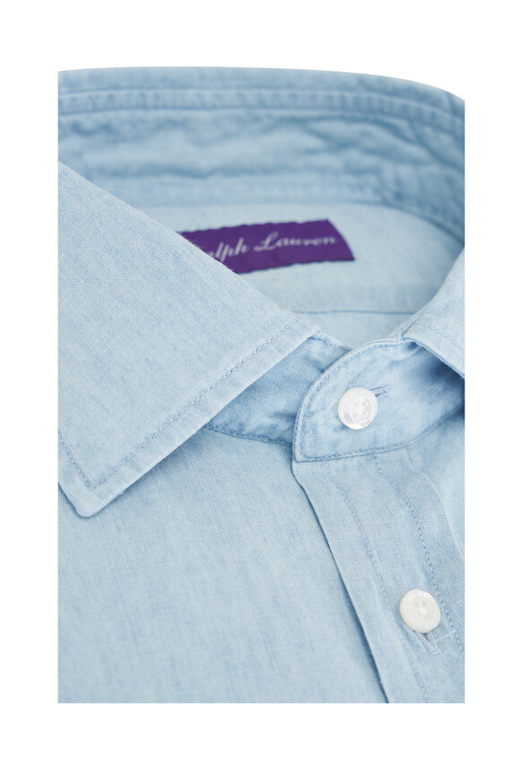 Ralph Lauren Purple Label - Light Bermuda Chambray Sport Shirt