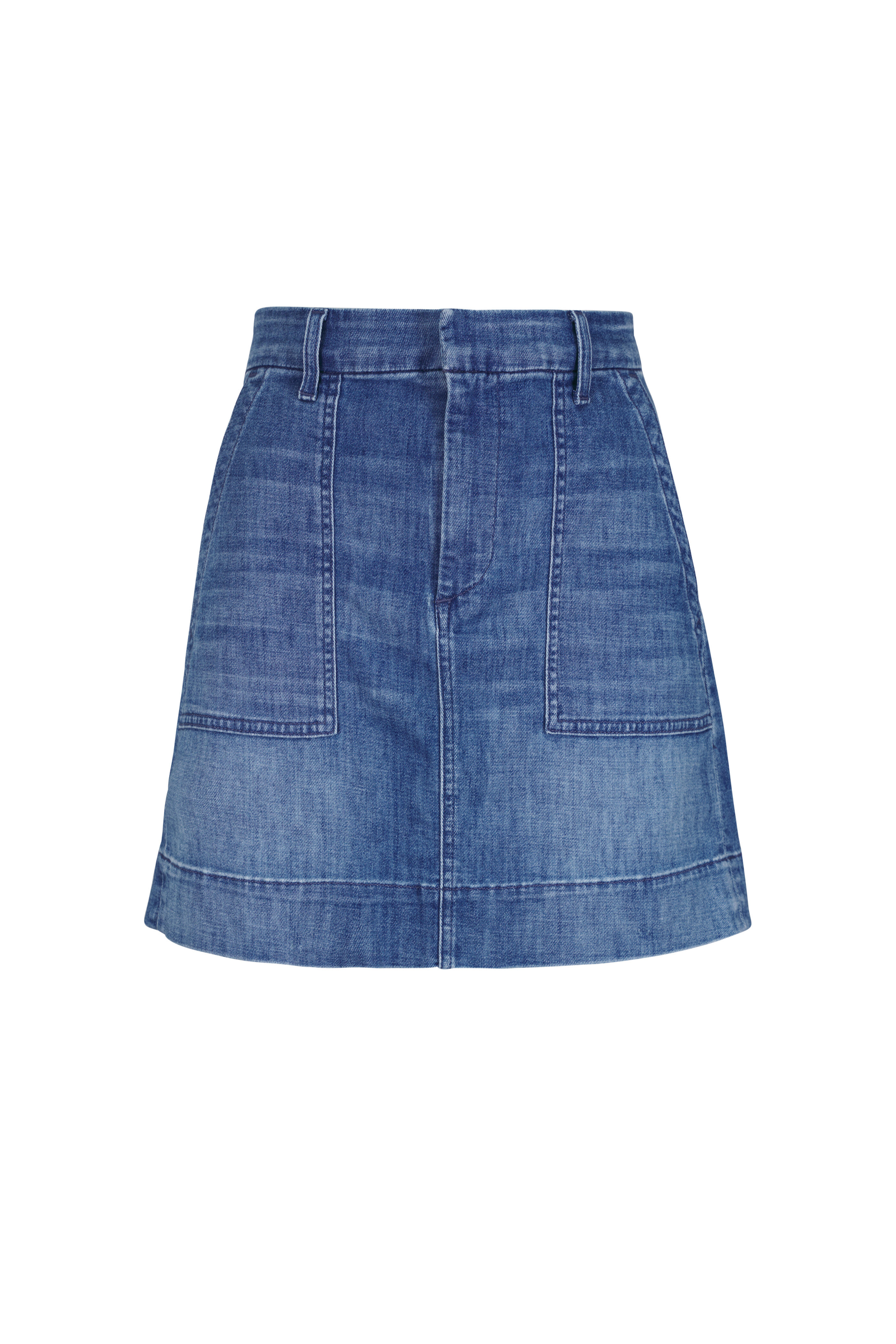 Frank & Eileen - Jameson Light Denim Wash Mini Skirt
