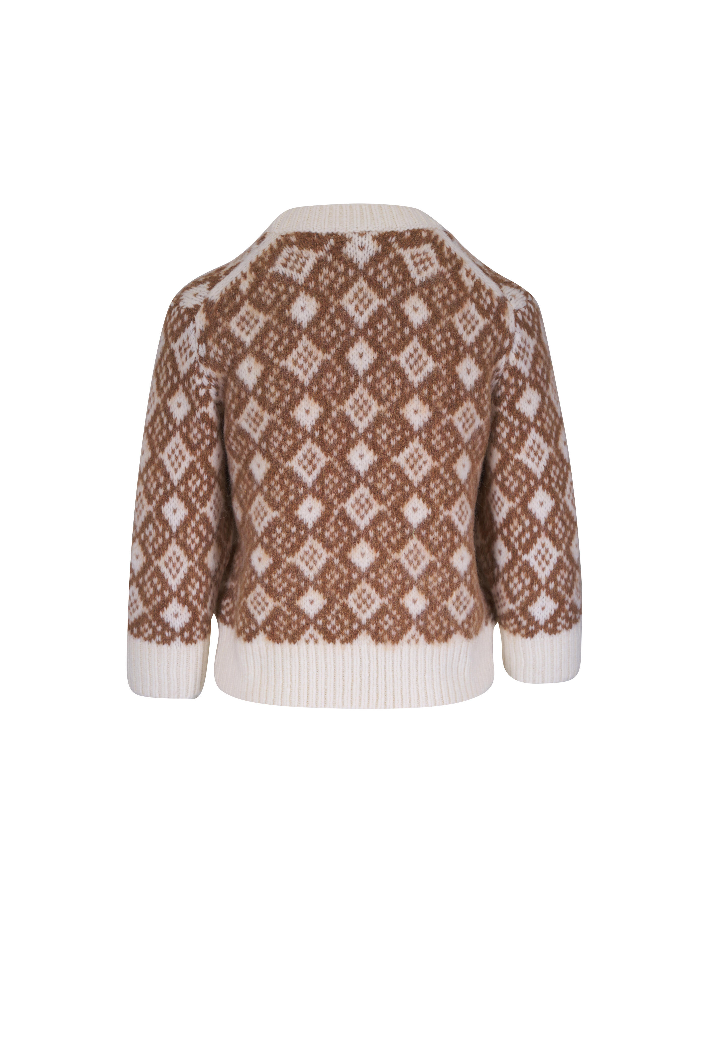 Dorothee Schumacher - Soft Graphics Light Brown Crewneck Pullover