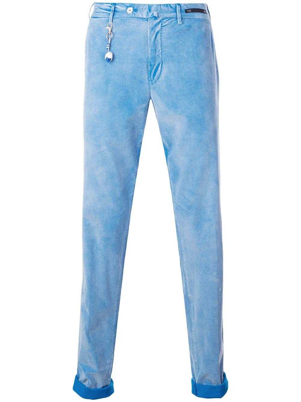 PT Torino - Blue Stone Iridescent Corduroy Pant