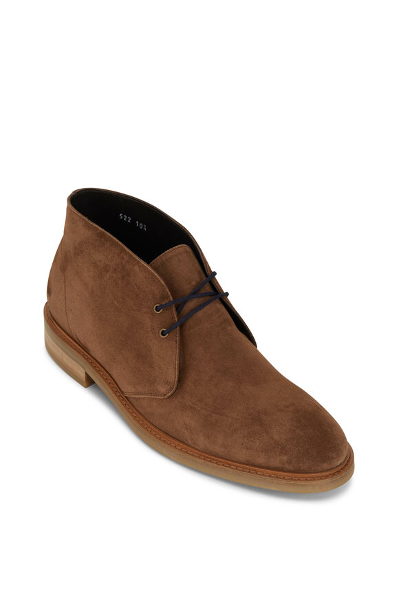 To Boot New York - Zach Medium Brown Suede Lace Up Chukka Boot