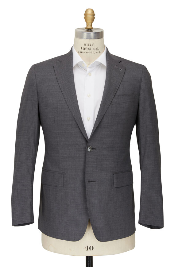 Atelier Munro - Stone Gray Micro Check Suit